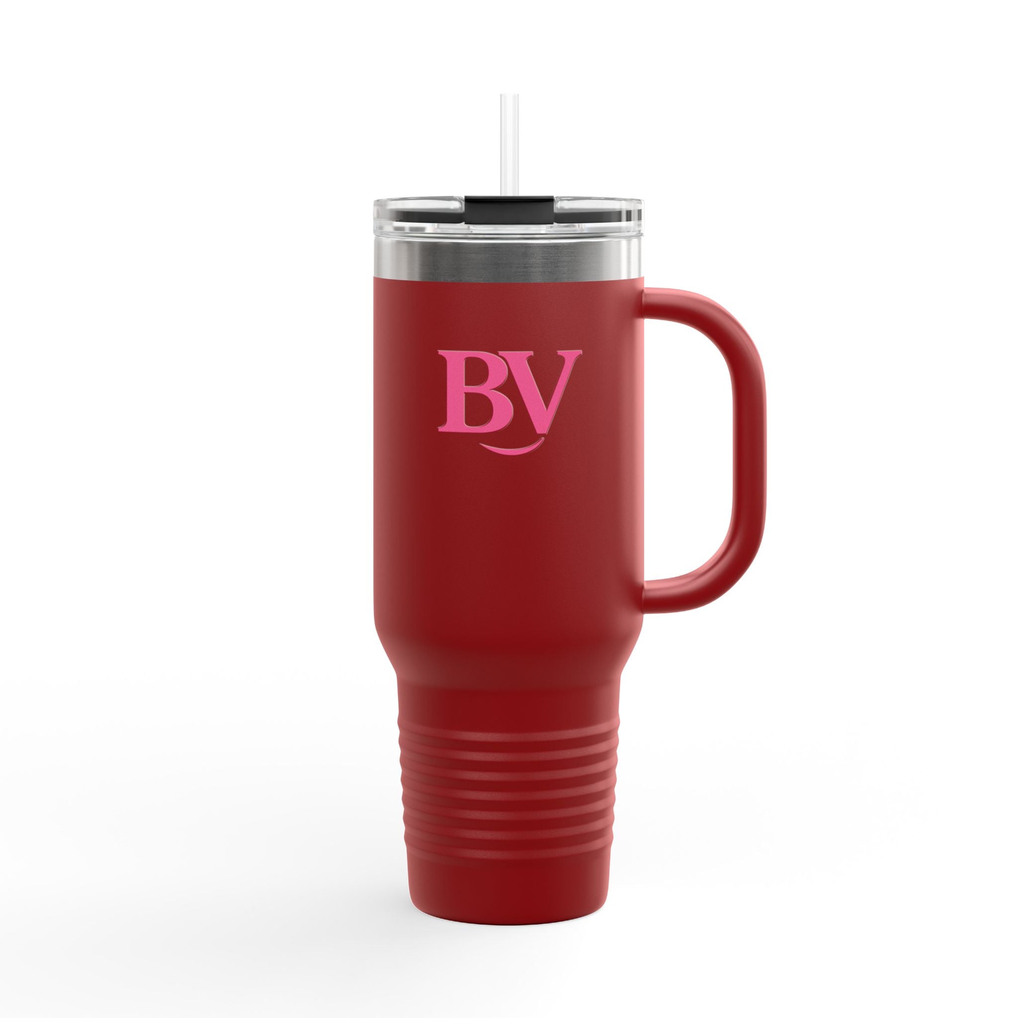 Bonita Vibes: BV Collection Stylish Travel Mug, 40oz - Perfect for Coffee Lovers, Gift for Her, Summer Picnics, On-the-Go Hydration, Personalized Travel Cup