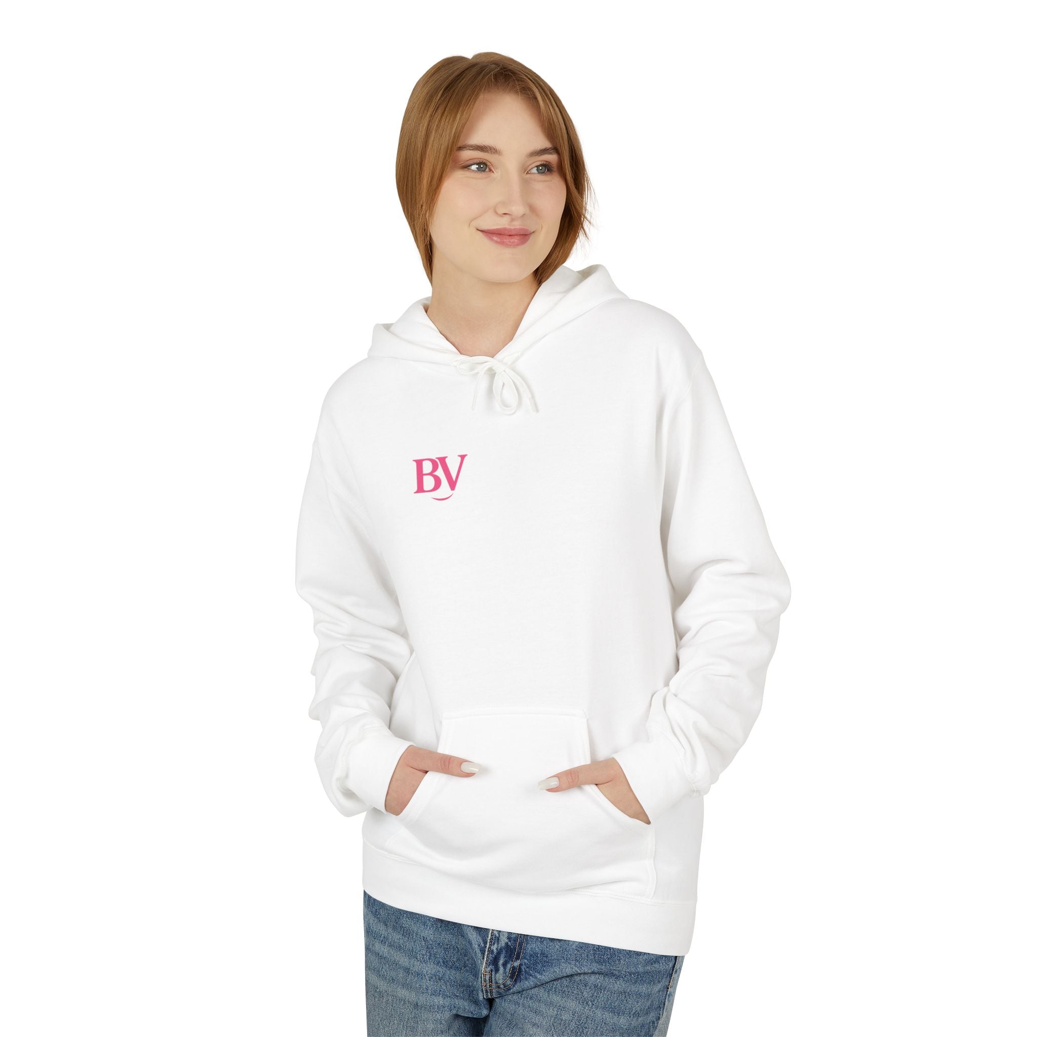 Bonita Vibes: BV Collection Fashion Fleece Hoodie, Casual Wear, Stylish Sweatshirt, Great Gift, Comfortable Layering