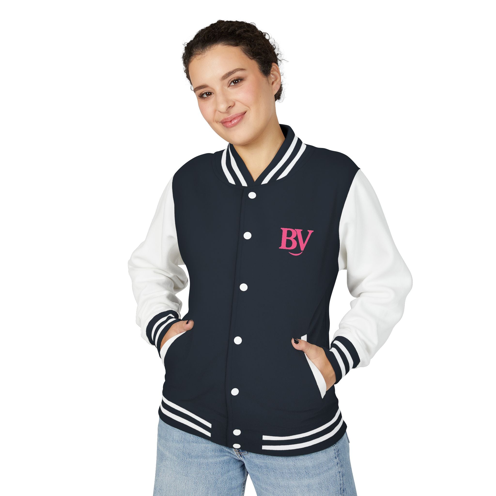 Bonita Vibes: BV Collection Letterman Jacket, Cozy Sports Jacket, College Style Jacket, Casual Wear, Trendy Outfit