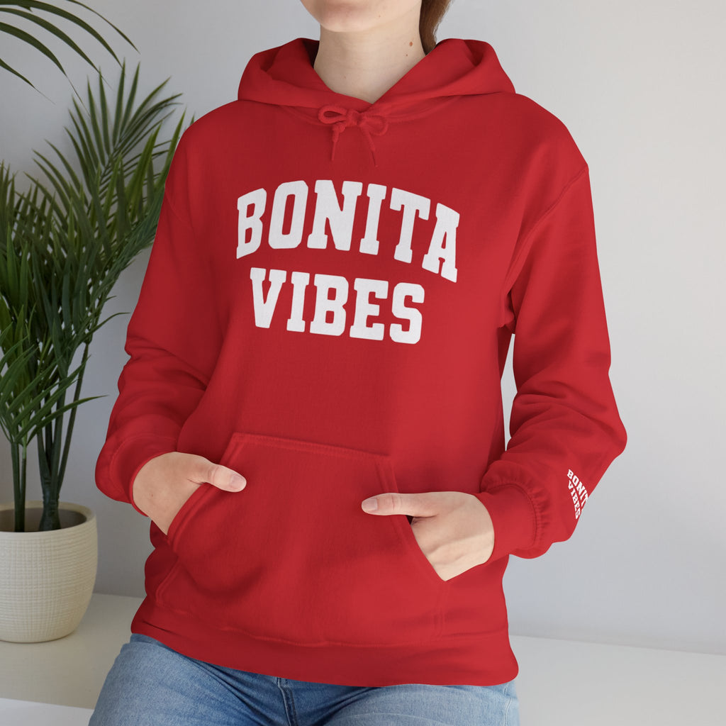 Hoodie — Bonita Vibes Minimal Graphic Pullover