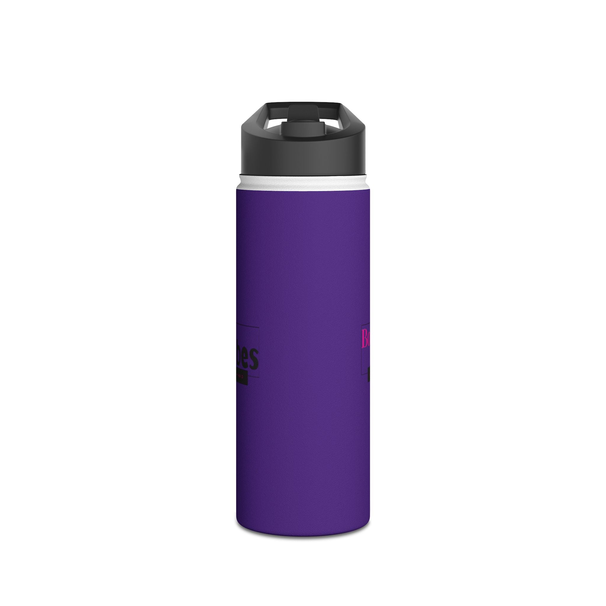 Bonita Vibes: VIBES UNLEASHED Stainless Steel Dark Purple Water Bottle - Motivational Drink Container for Fitness, Travel, and Gifting, Eco-Friendly Hydration Vessel, [...]