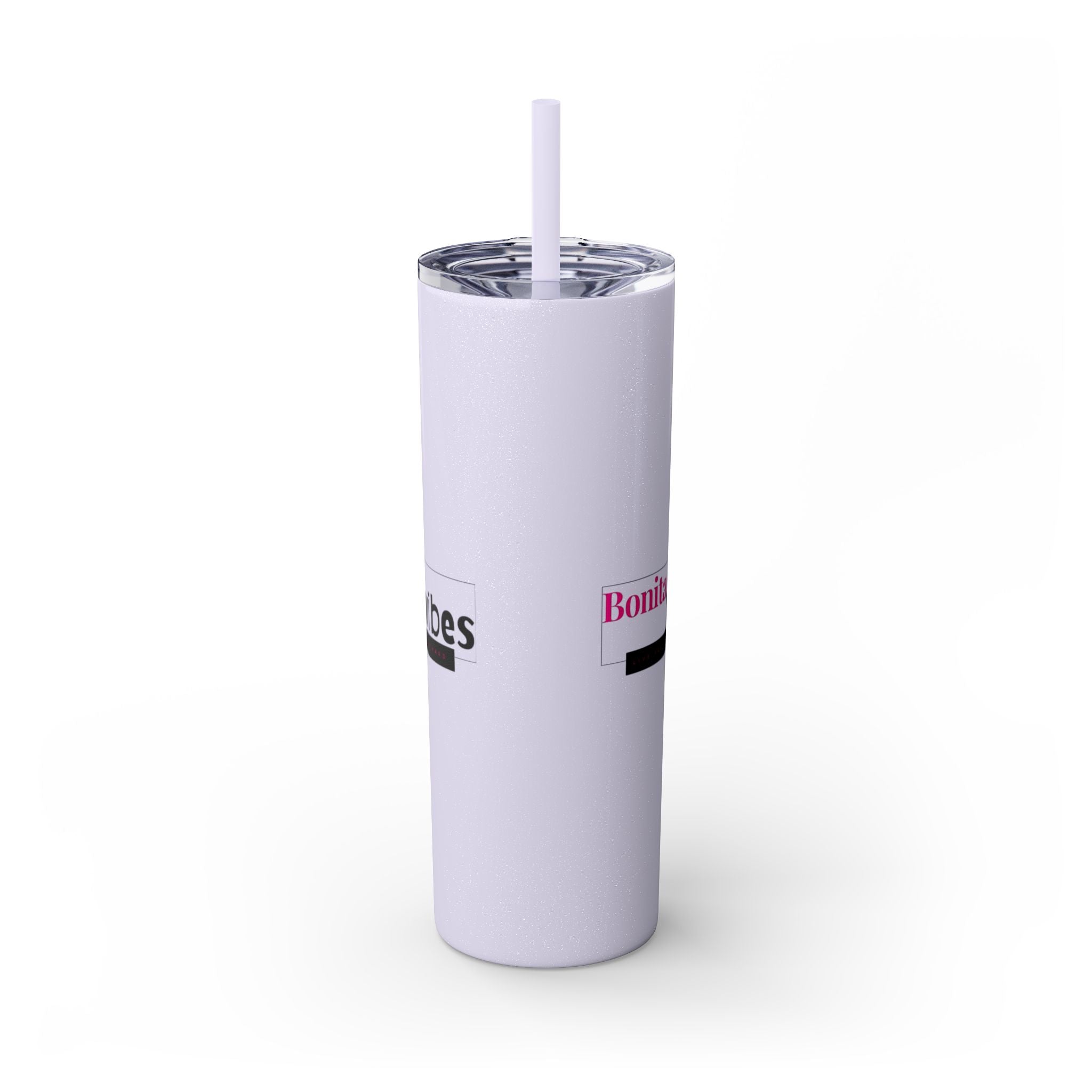 Bonita Vibes: VIBES UNLEASHED Stylish Skinny Tumbler, Perfect for Daily Hydration, Gifts, Home Office, Travel Mug, Summer Fun, Eco-Friendly Drinkware