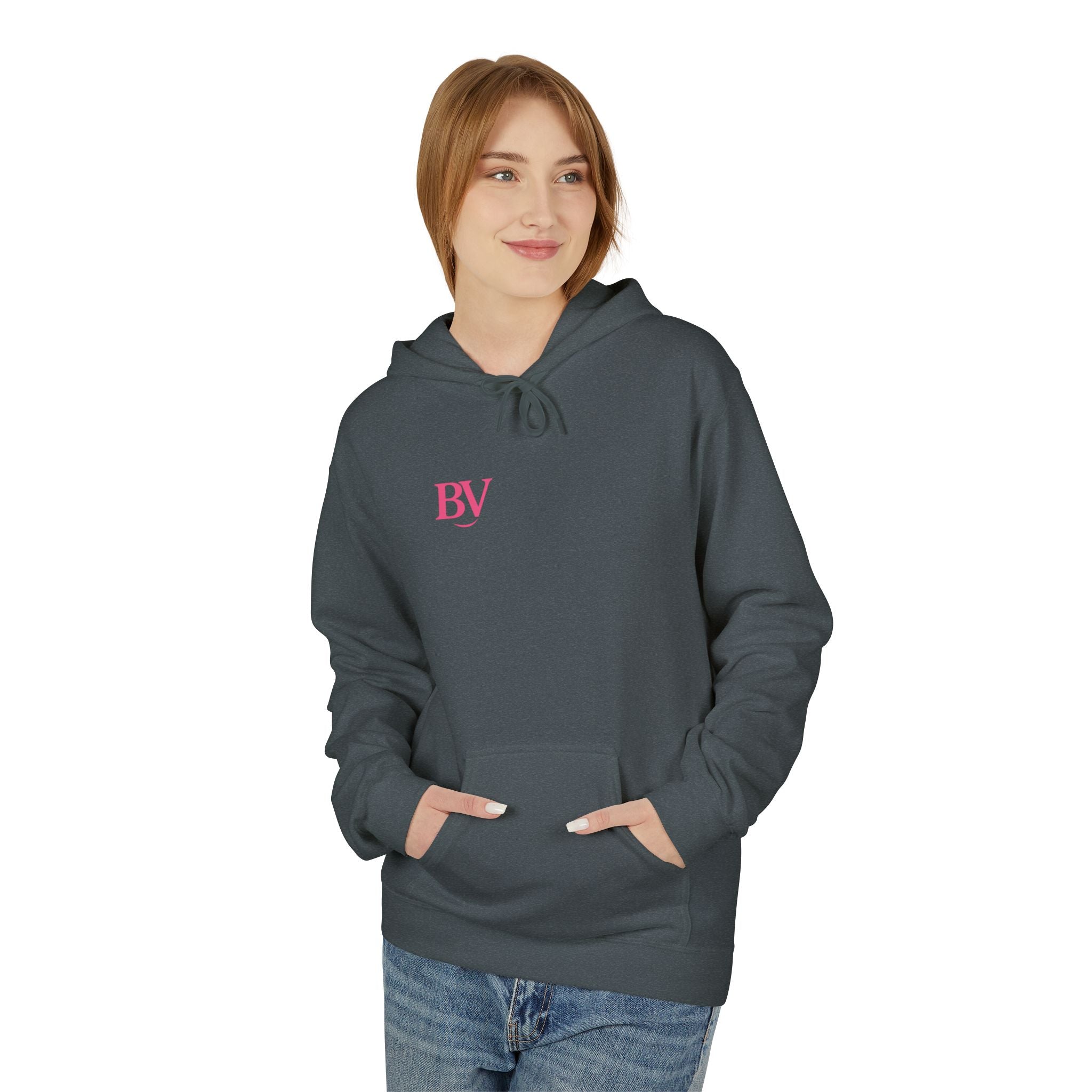 Bonita Vibes: BV Collection Fashion Fleece Hoodie, Casual Wear, Stylish Sweatshirt, Great Gift, Comfortable Layering