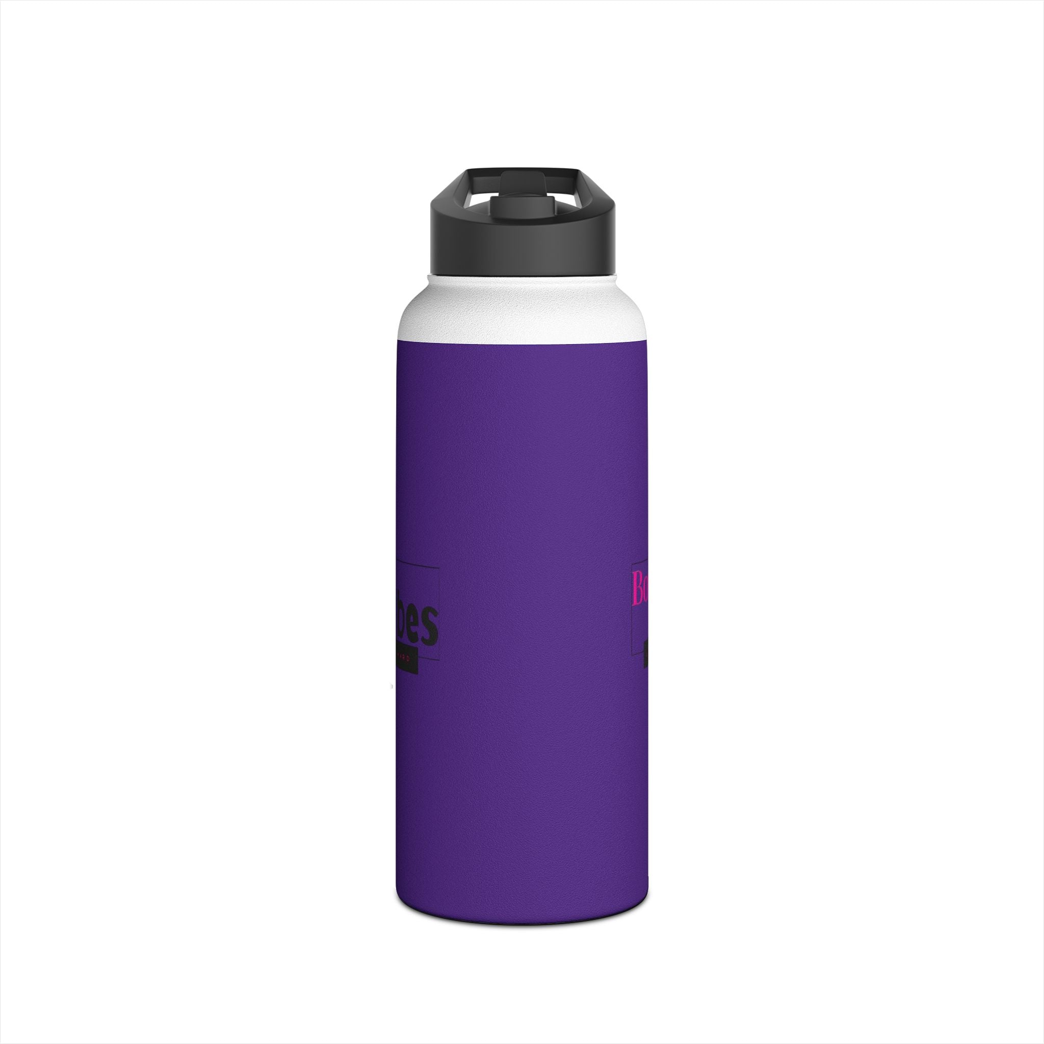 Bonita Vibes: VIBES UNLEASHED Stainless Steel Dark Purple Water Bottle - Motivational Drink Container for Fitness, Travel, and Gifting, Eco-Friendly Hydration Vessel, [...]