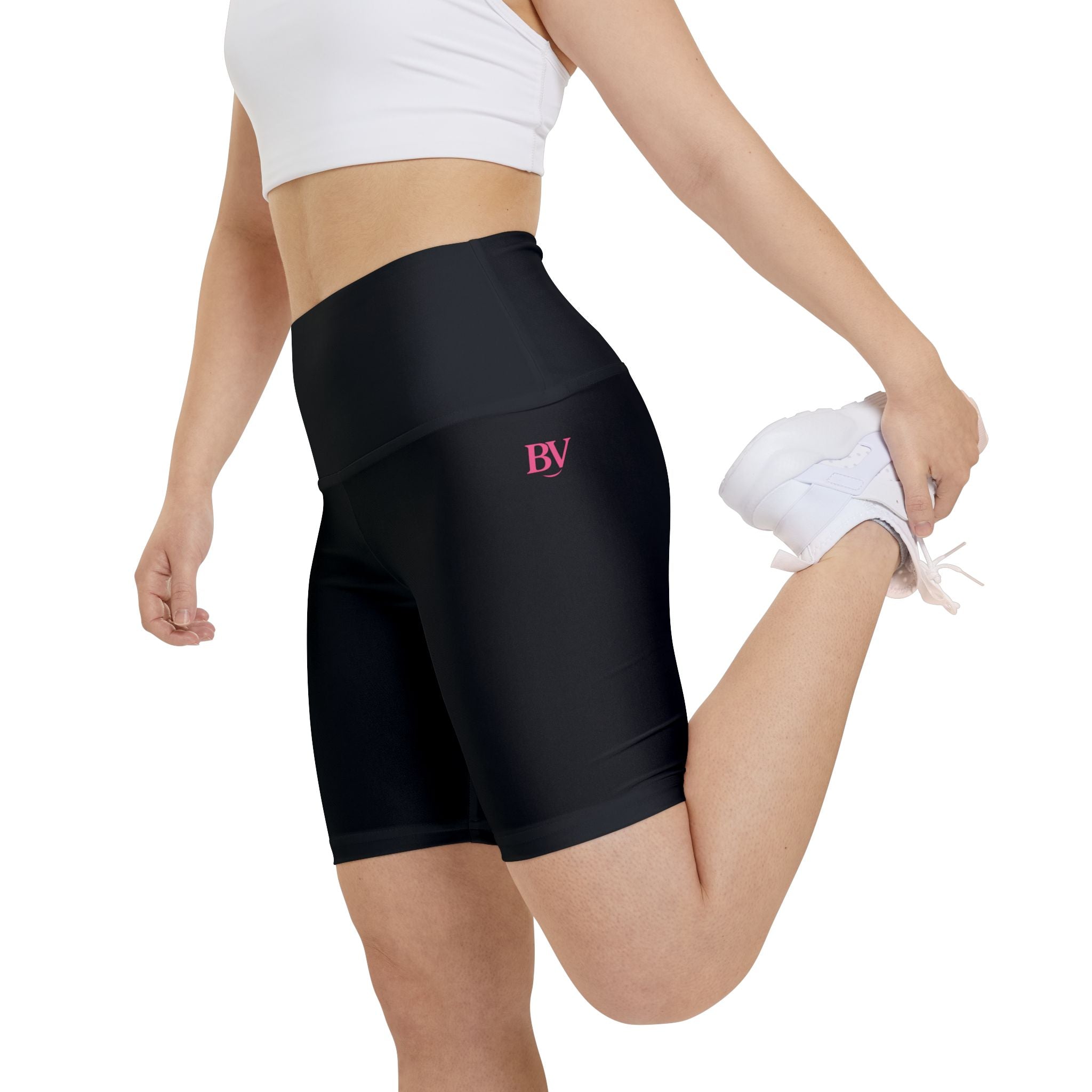 Bonita Vibes: BV Collection Women's Black Workout Shorts | Comfortable Athletic Wear, Fitness Apparel, Gym Shorts, Summer Activewear, Casual Style