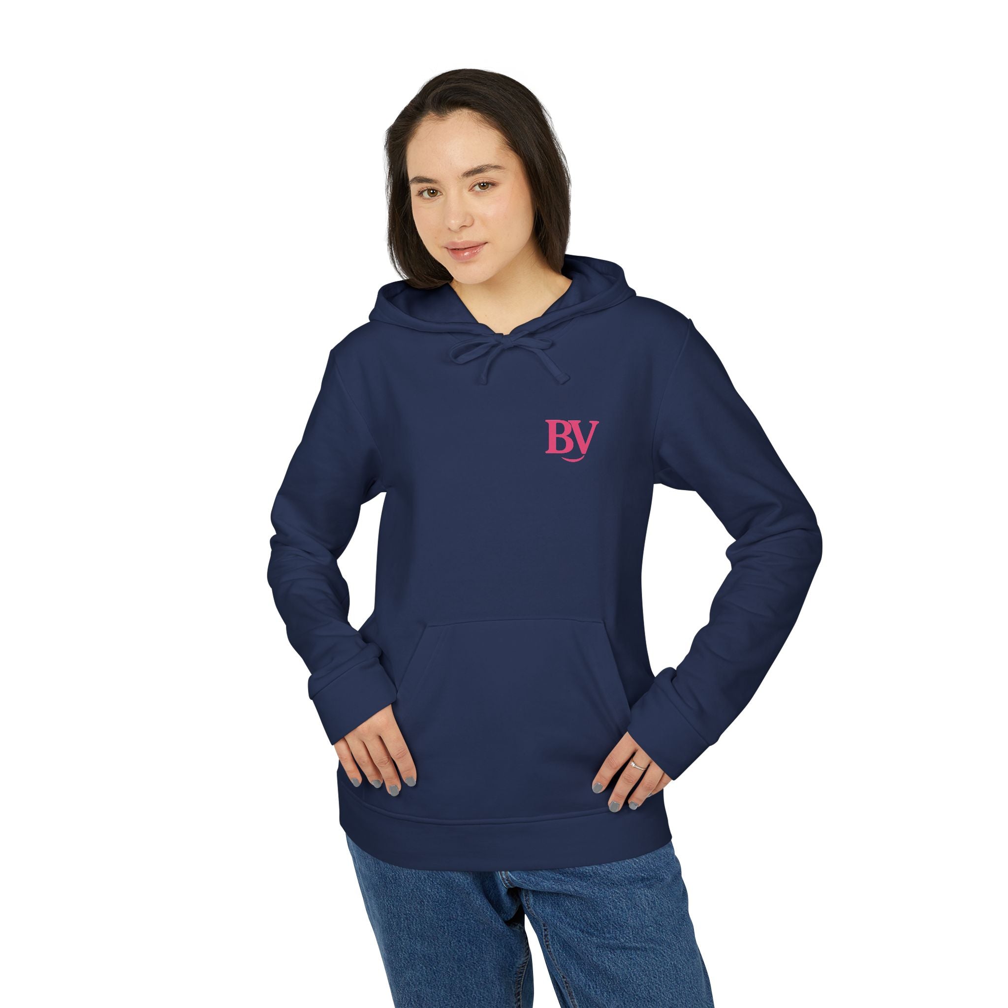Bonita Vibes: BV Collection Fleece Hoodie with Stylish Logo, Casual Wear, Athleisure, Perfect for Fall and Winter