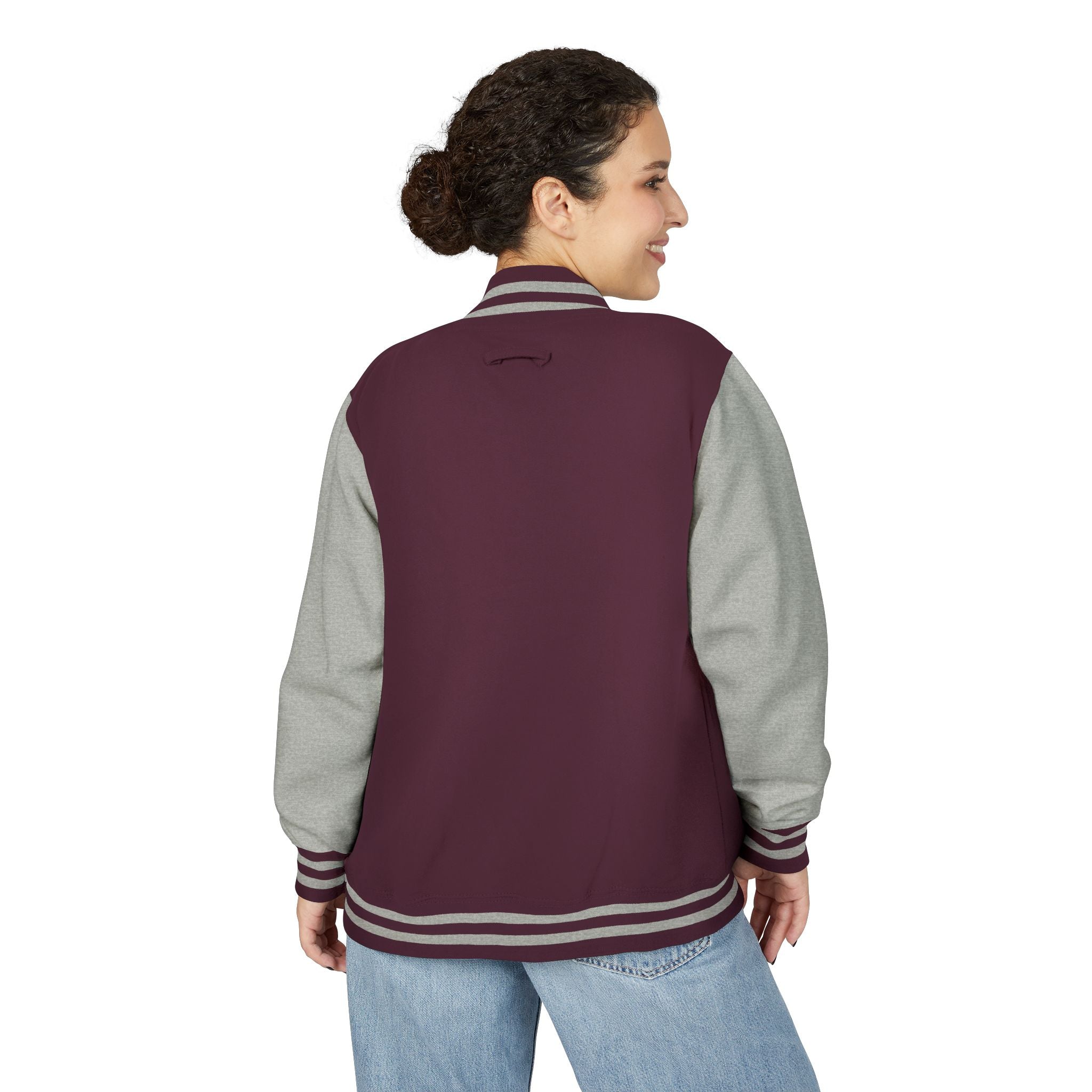 Bonita Vibes: BV Collection Letterman Jacket, Cozy Sports Jacket, College Style Jacket, Casual Wear, Trendy Outfit