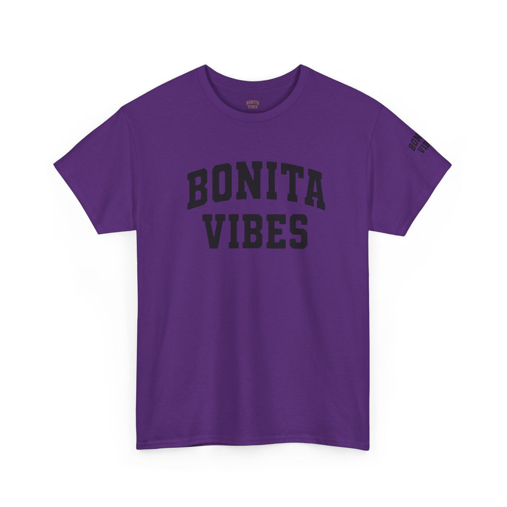 BONITA VIBES UNIVERSITY T-Shirt — Varsity style for Positive, Latina-Inspired Style