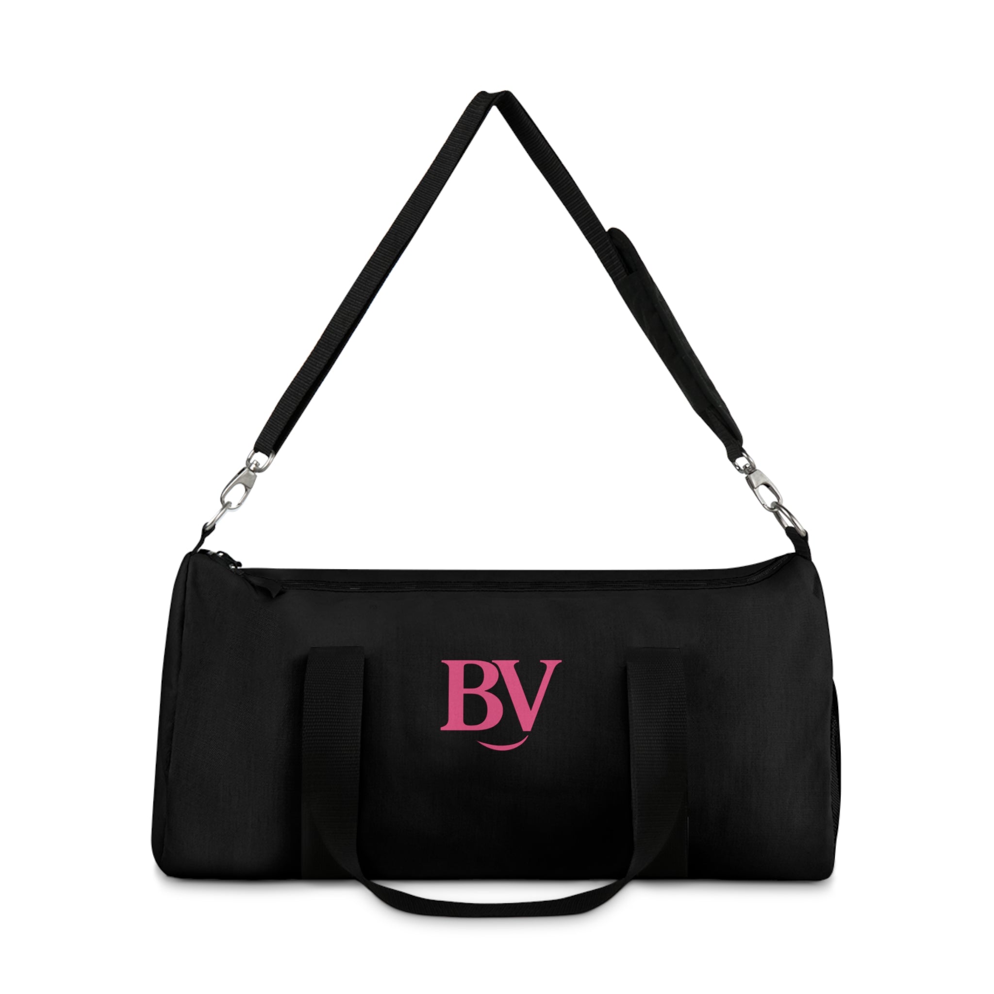 Bonita Vibes: BV Collection Black Duffel Bag - Perfect Travel Companion for Fitness, Weekend Getaways, Gym, and More - Stylish and Functional