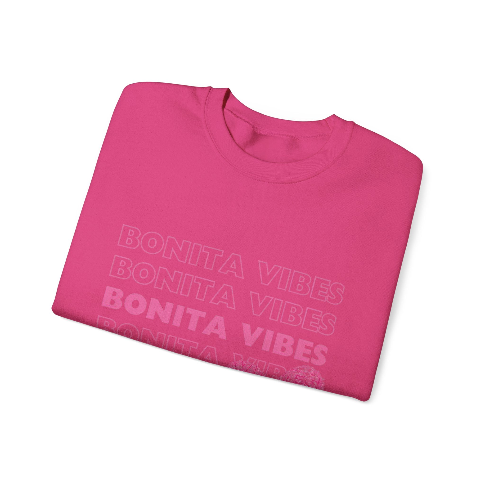 Bonita Vibes: SweetHearted Vibes Lightweight Crewneck Sweatshirt