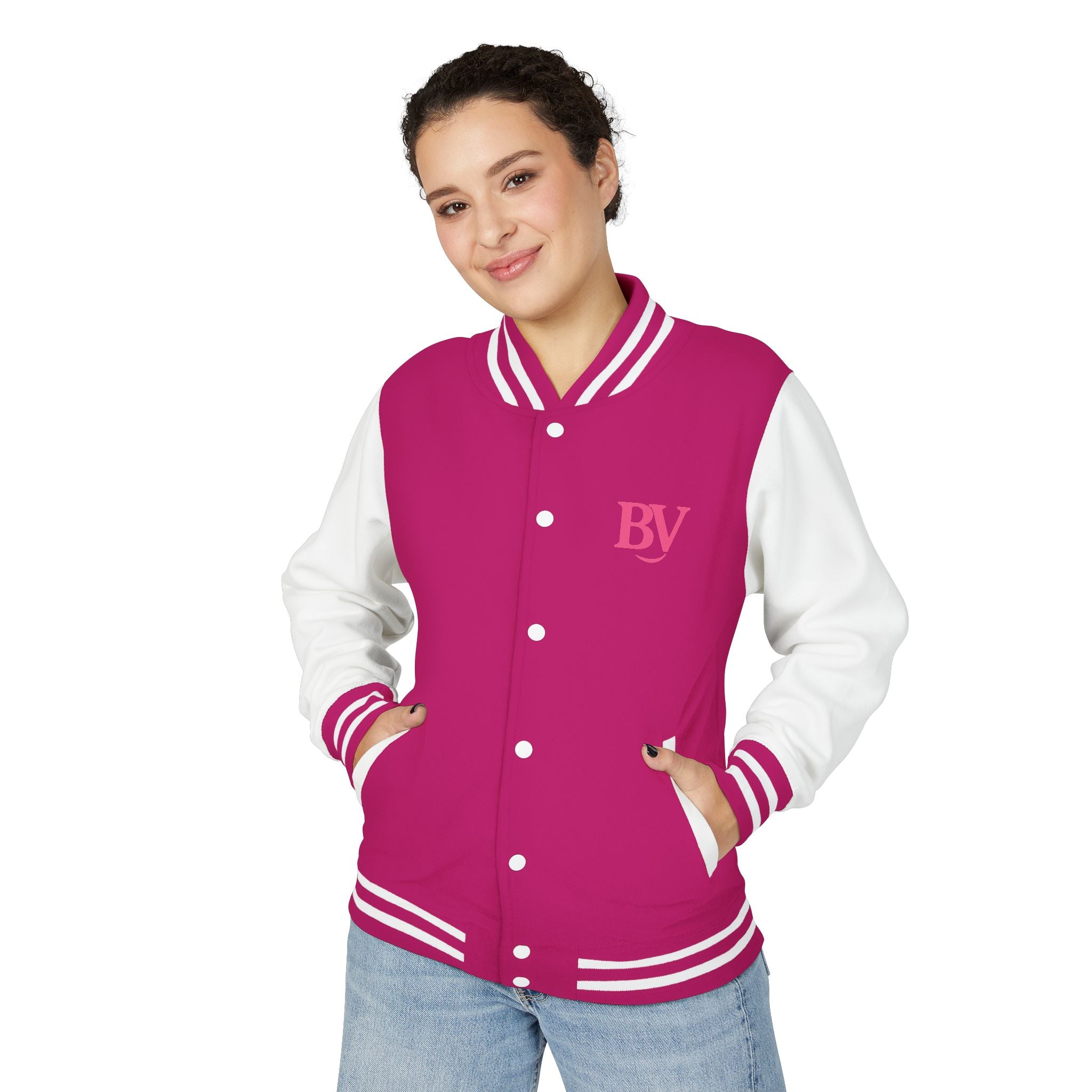 Bonita Vibes: BV Collection Letterman Jacket, Cozy Sports Jacket, College Style Jacket, Casual Wear, Trendy Outfit
