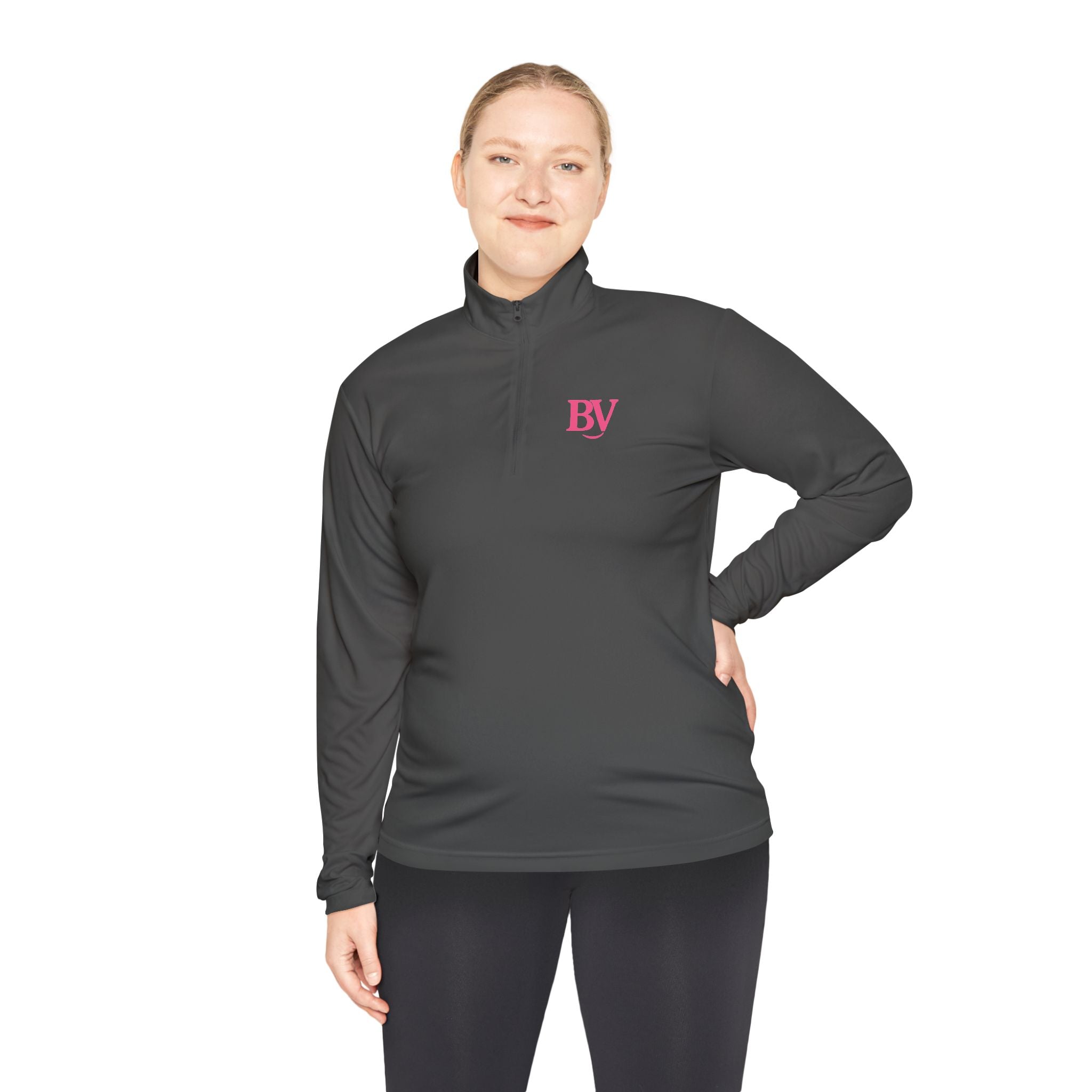 Bonita Vibes: BV Collection Cozy and Stylish Quarter-Zip Pullover | Ideal for Casual Outings, Gifts, Sports Events, and Everyday Wear