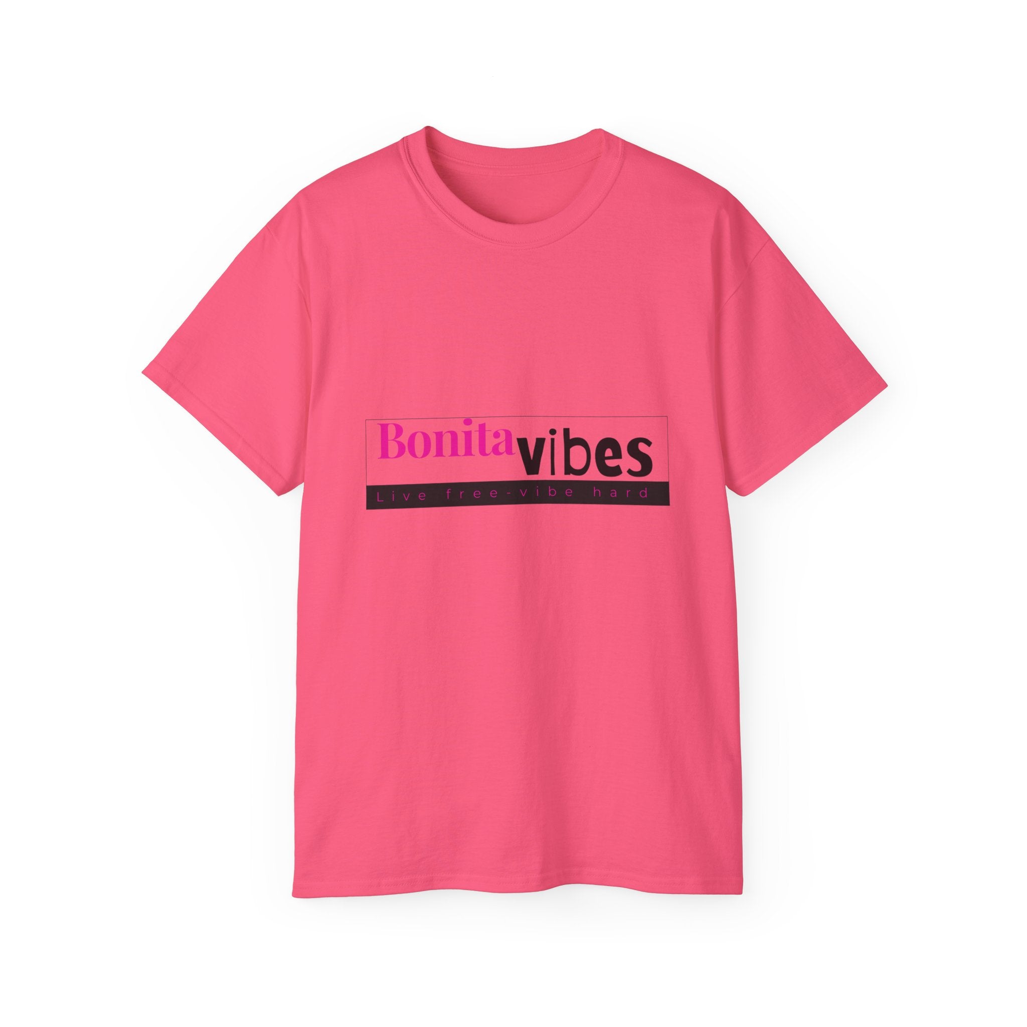 Bonita Vibes: VIBES UNLEASHED Ultra Cotton Tee, Casual T-Shirt, Gift for Her, Trendy Apparel, Summer Fashion, Fun Graphic Tee