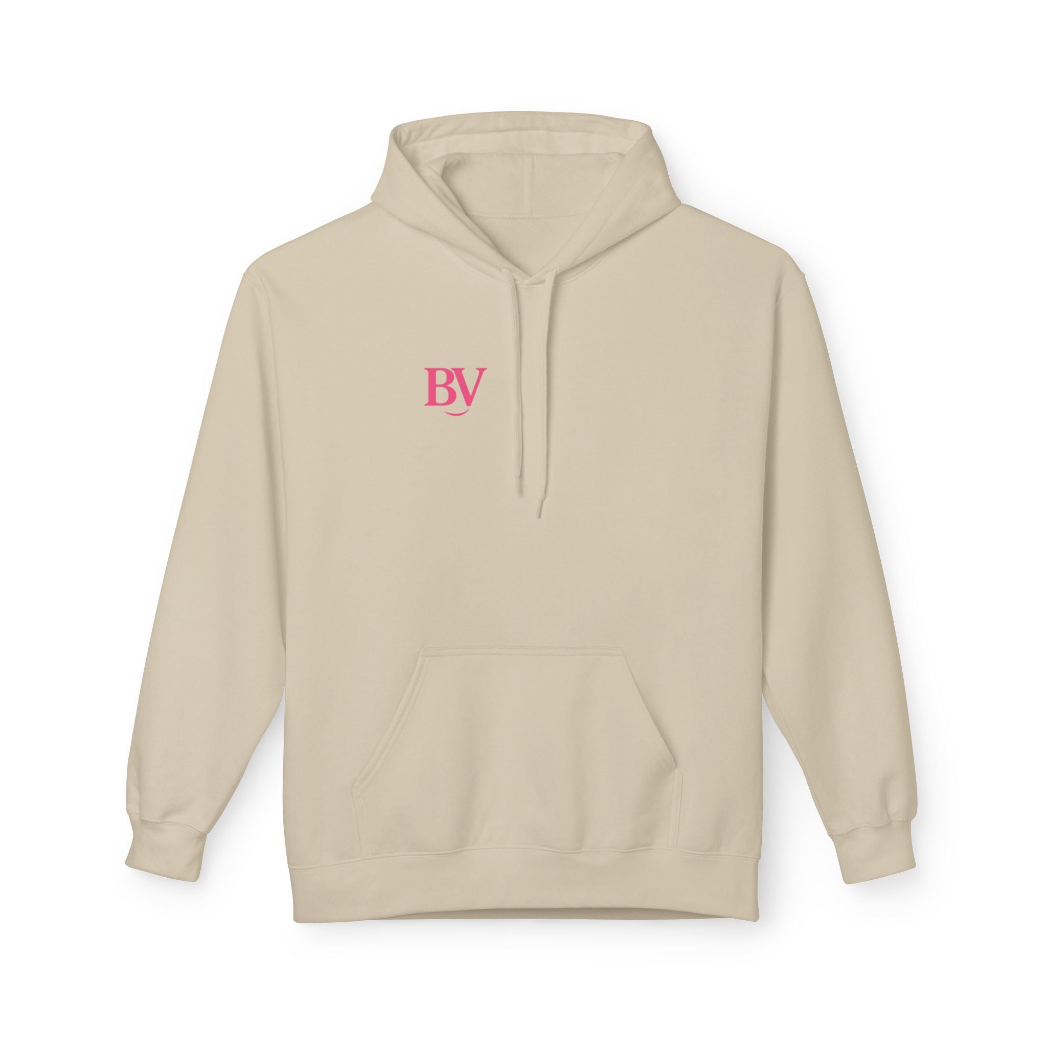 Bonita Vibes: BV Collection Fashion Fleece Hoodie, Casual Wear, Stylish Sweatshirt, Great Gift, Comfortable Layering