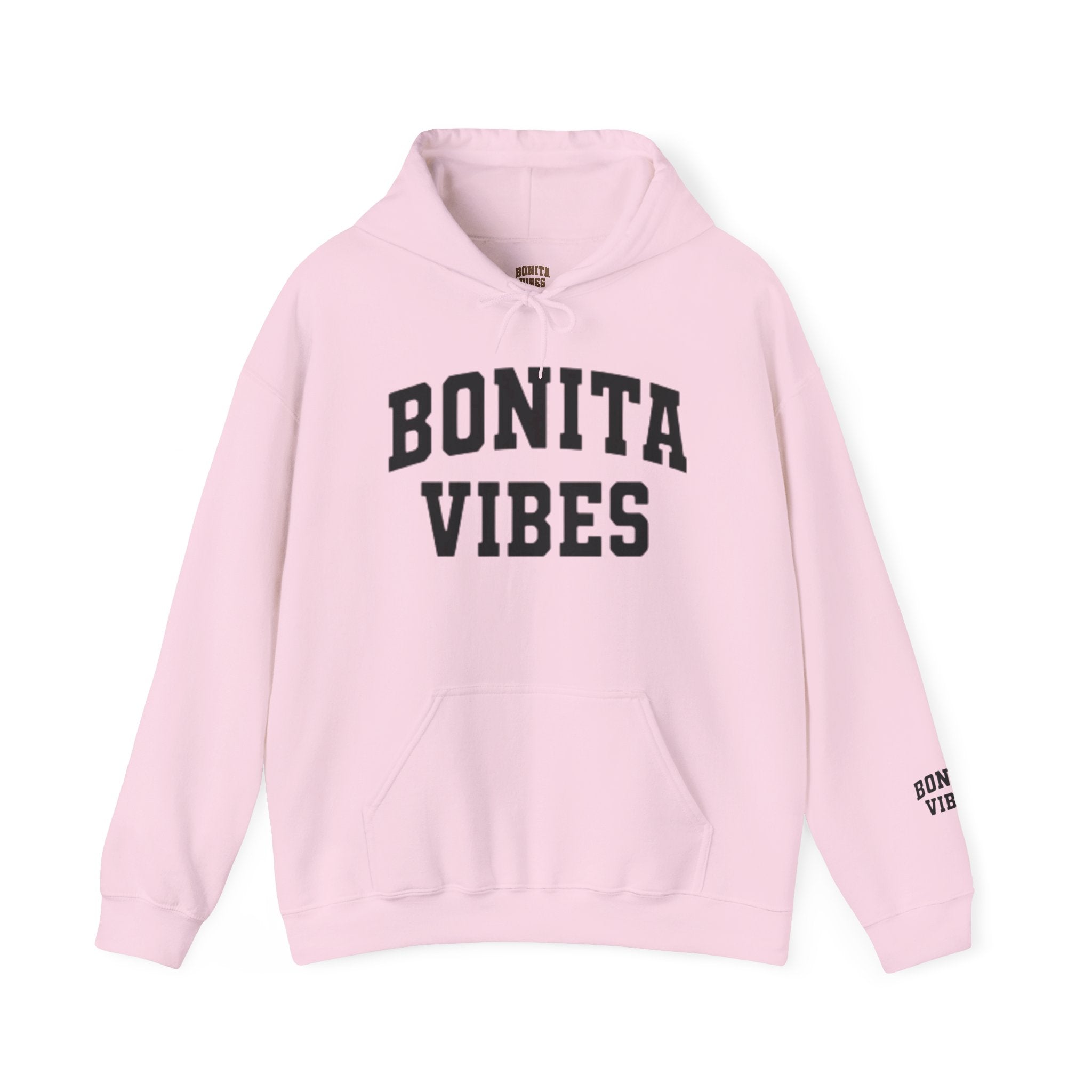 Hoodie — Bonita Vibes Minimal Graphic Pullover