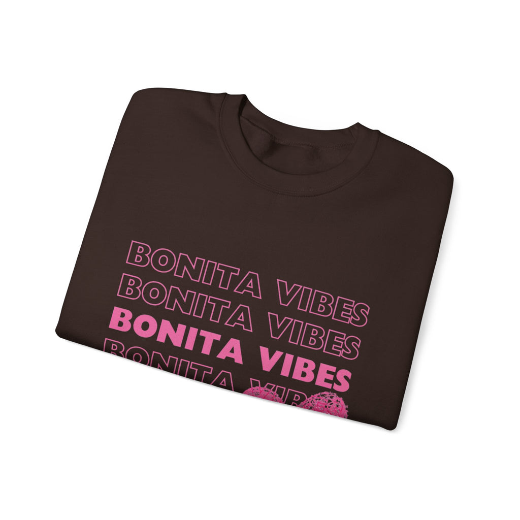 Bonita Vibes: SweetHearted Vibes Lightweight Crewneck Sweatshirt