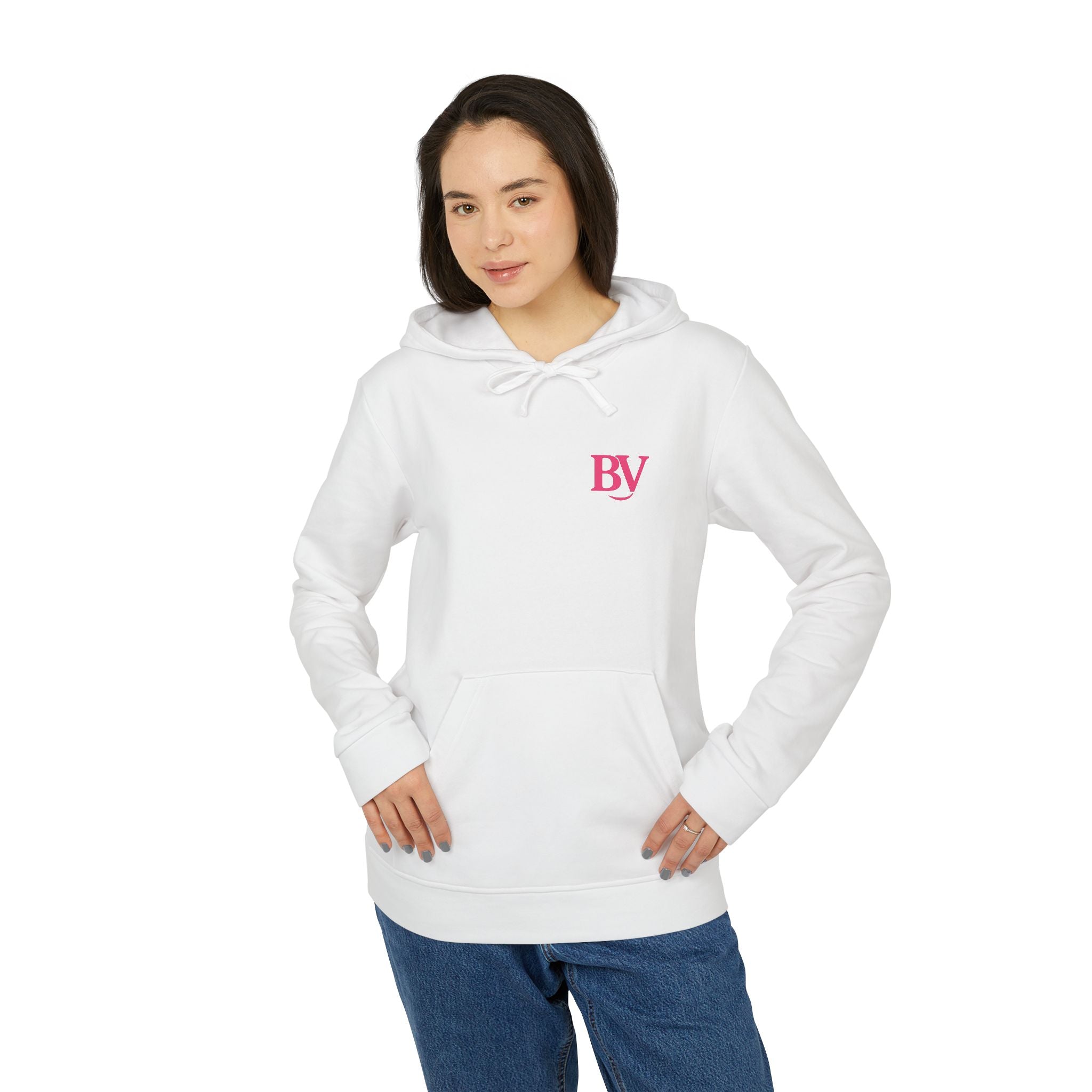 Bonita Vibes: BV Collection Fleece Hoodie with Stylish Logo, Casual Wear, Athleisure, Perfect for Fall and Winter