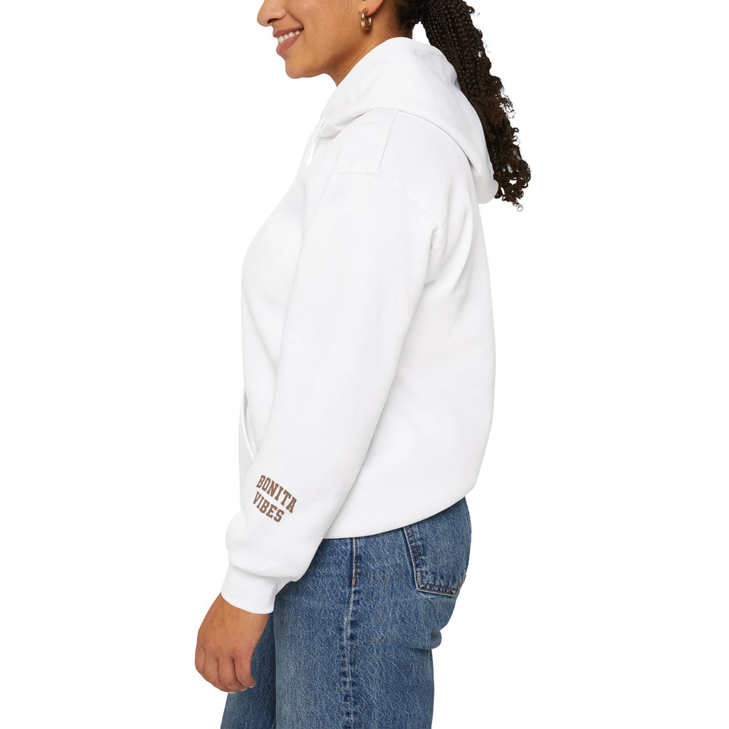 Hoodie — Bonita Vibes Minimal Graphic Pullover