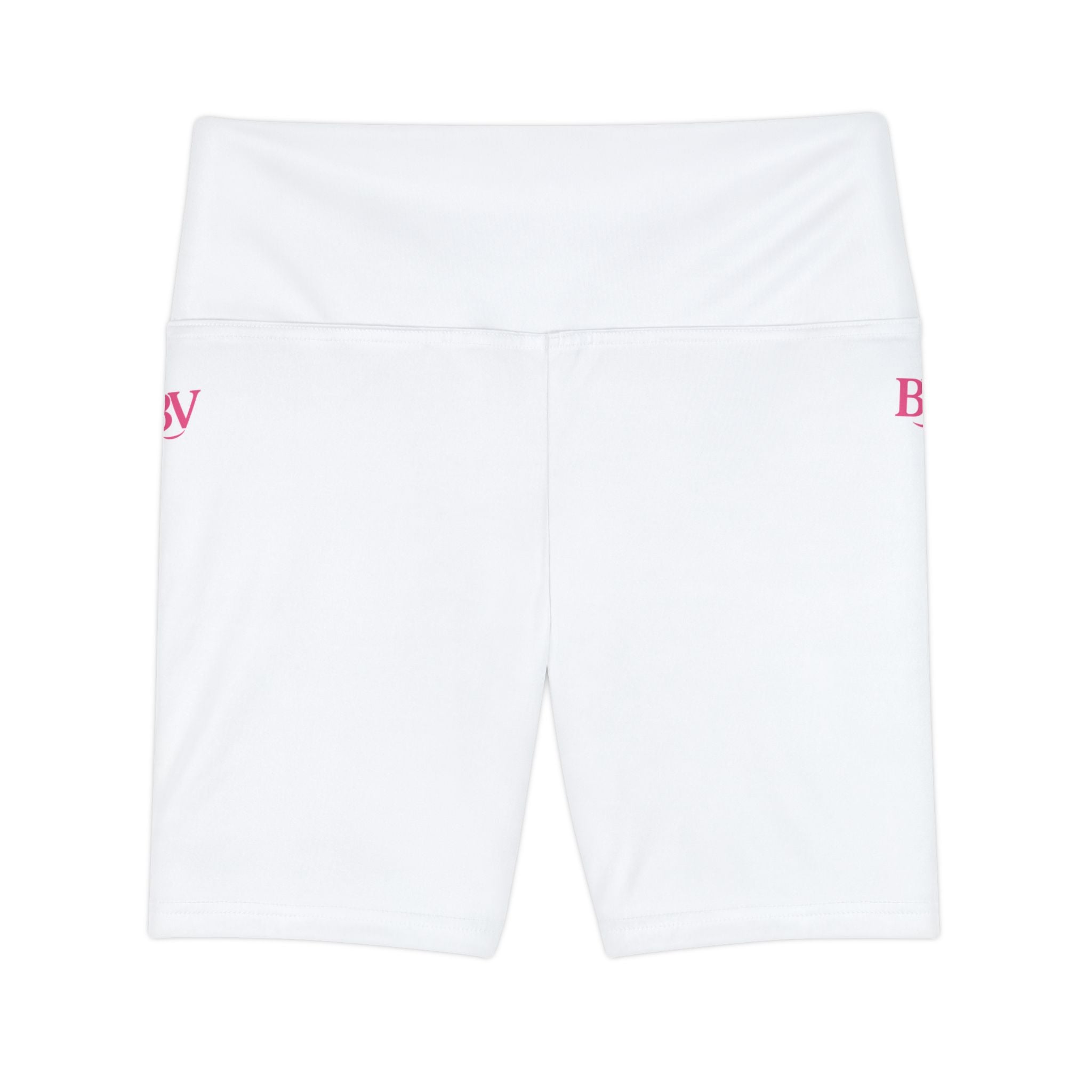 Bonita Vibes: BV Collection Women's White Workout Shorts | Comfortable Athletic Wear, Fitness Apparel, Gym Shorts, Summer Activewear, Casual Style
