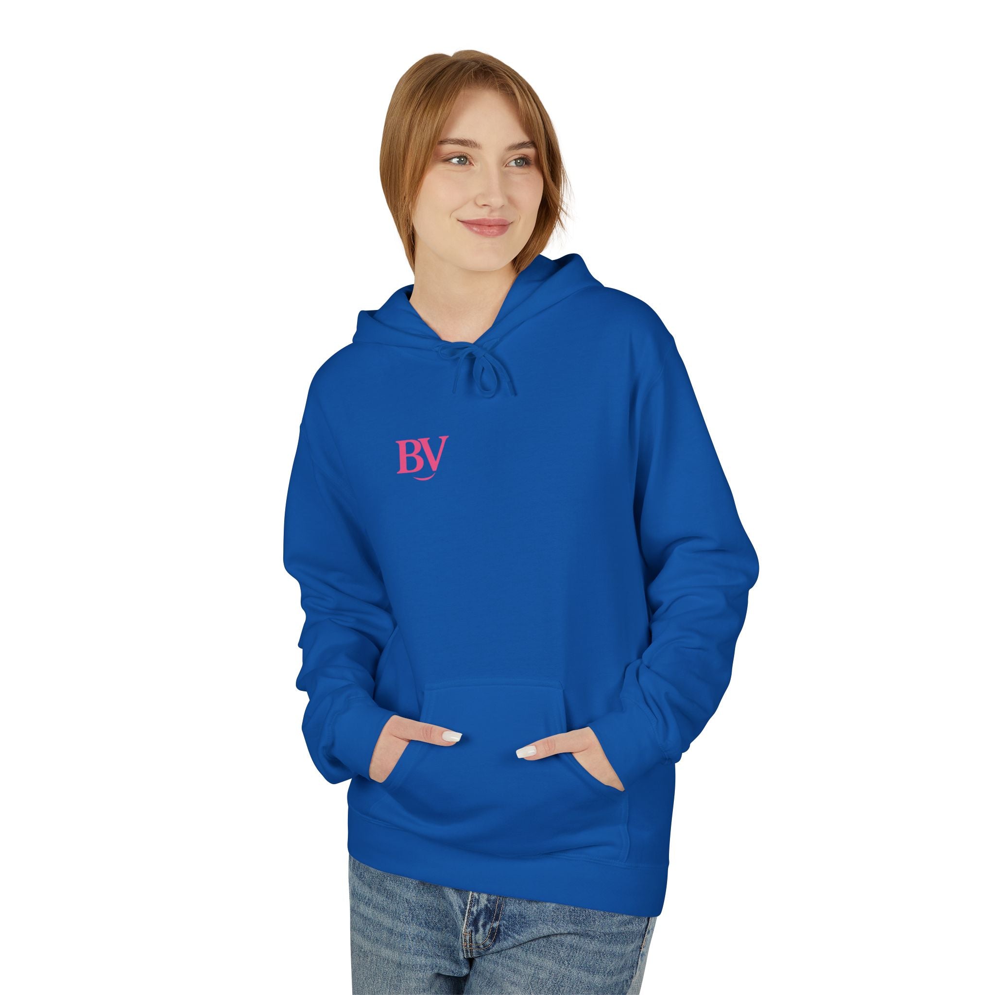 Bonita Vibes: BV Collection Fashion Fleece Hoodie, Casual Wear, Stylish Sweatshirt, Great Gift, Comfortable Layering