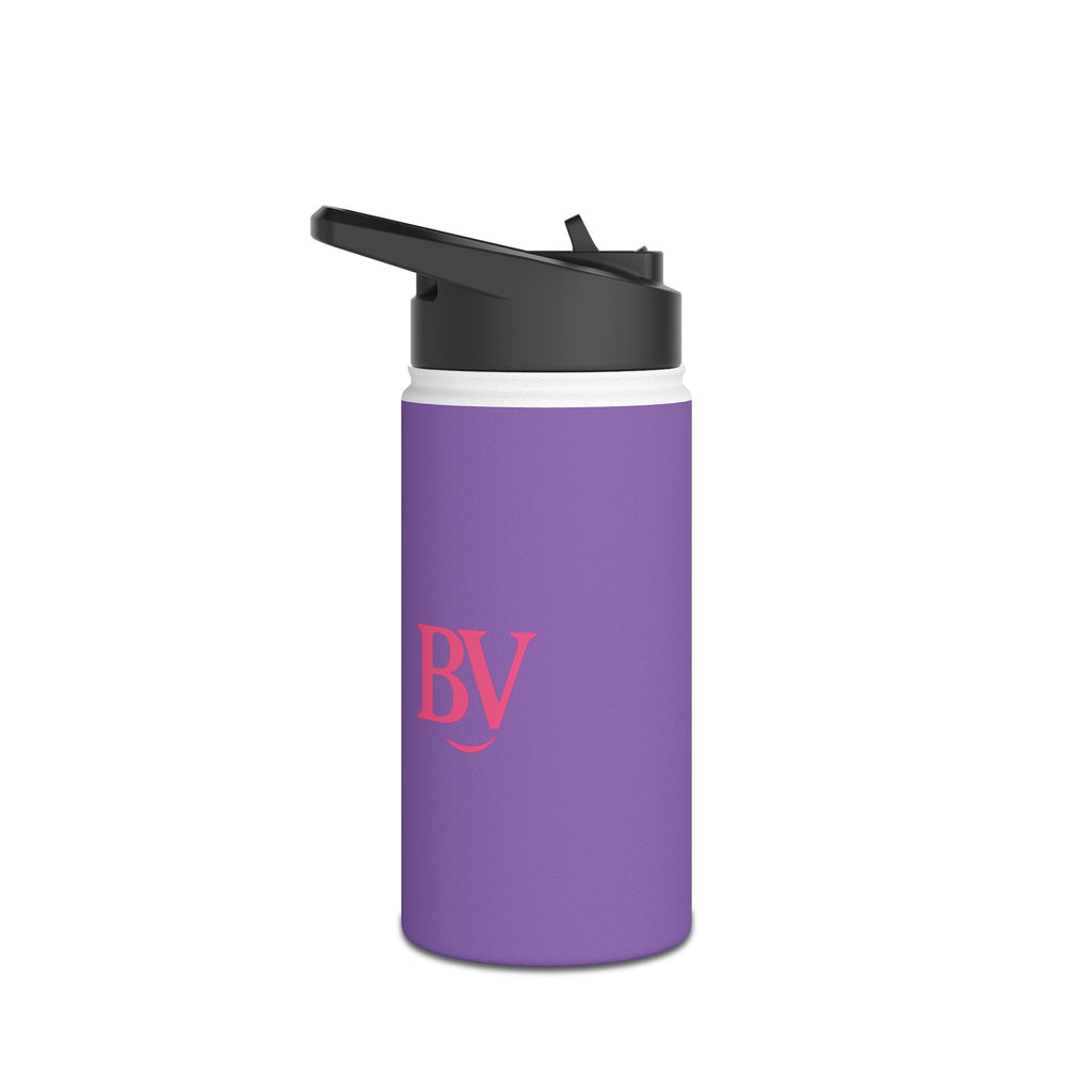 Bonita Vibes: BV Collection Stainless Steel Purple Water Bottle, Drinkware for Everyday Adventures, Fitness, Gifts, Eco-Friendly Product