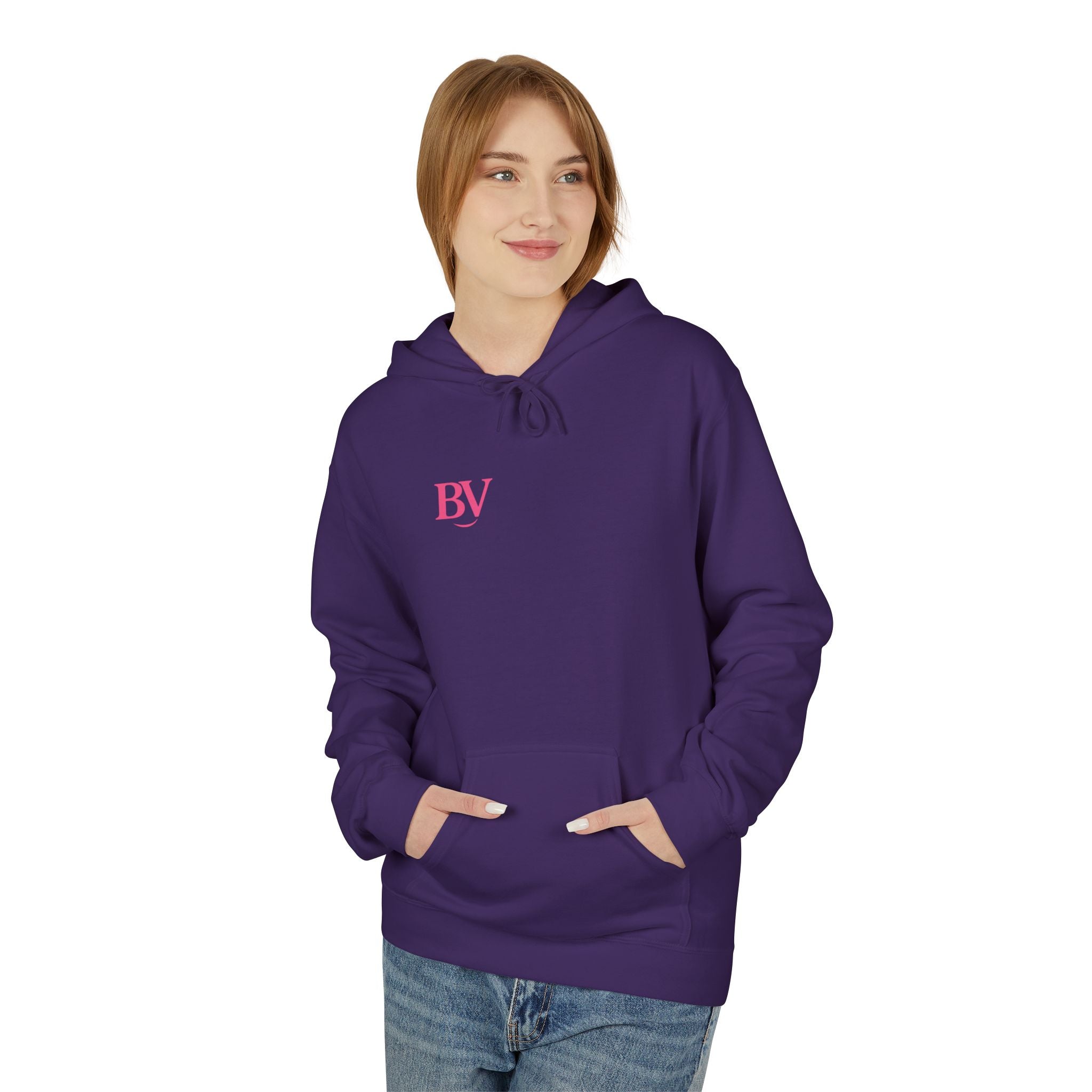 Bonita Vibes: BV Collection Fashion Fleece Hoodie, Casual Wear, Stylish Sweatshirt, Great Gift, Comfortable Layering