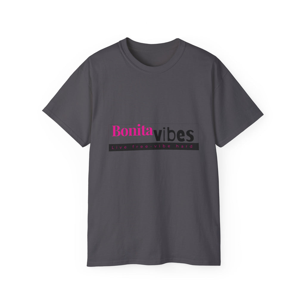 Bonita Vibes: VIBES UNLEASHED Ultra Cotton Tee, Casual T-Shirt, Gift for Her, Trendy Apparel, Summer Fashion, Fun Graphic Tee