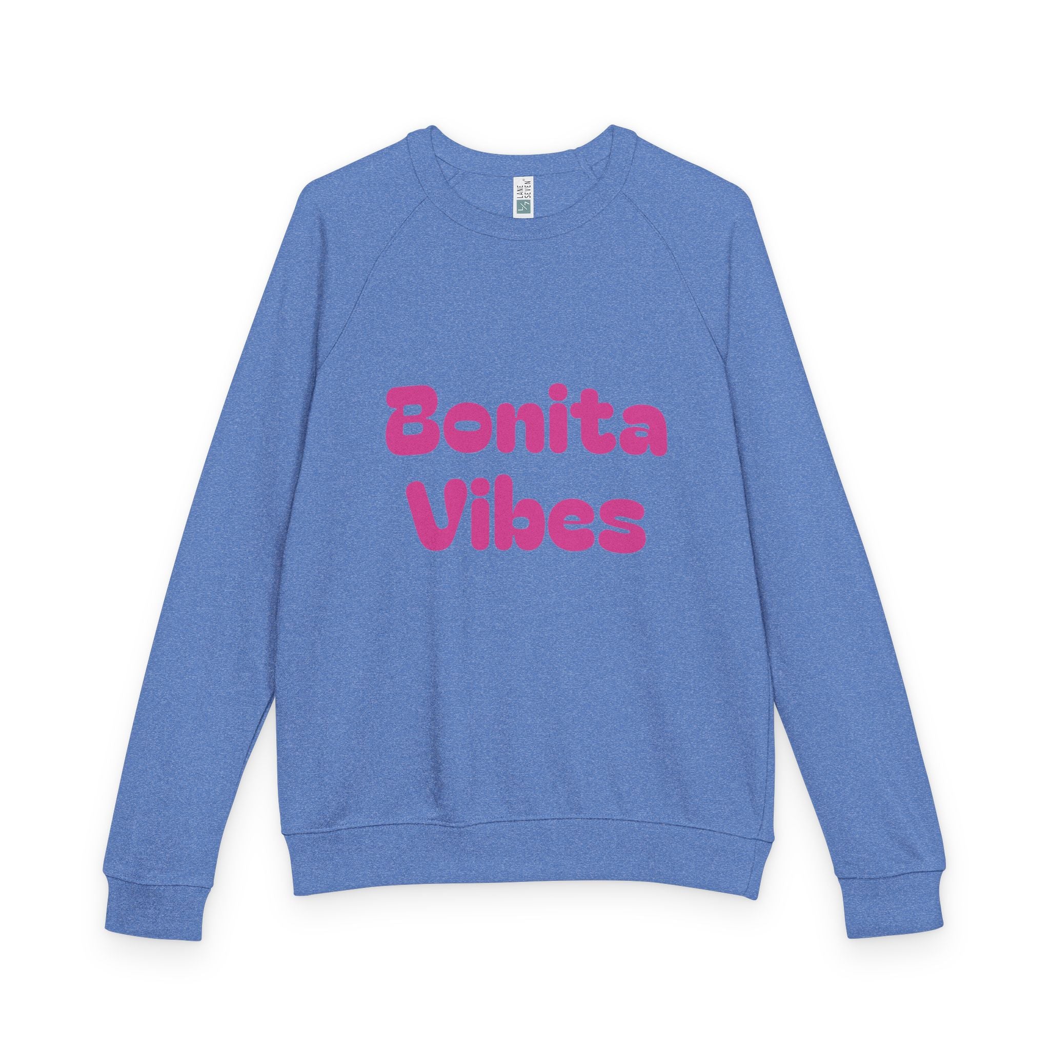 Bonita Vibes: Sunset Sway Crewneck Sweatshirt - Cozy Casual Wear, Gift for Her, Trendy Fashion, Summer Vibes, Graphic Sweater