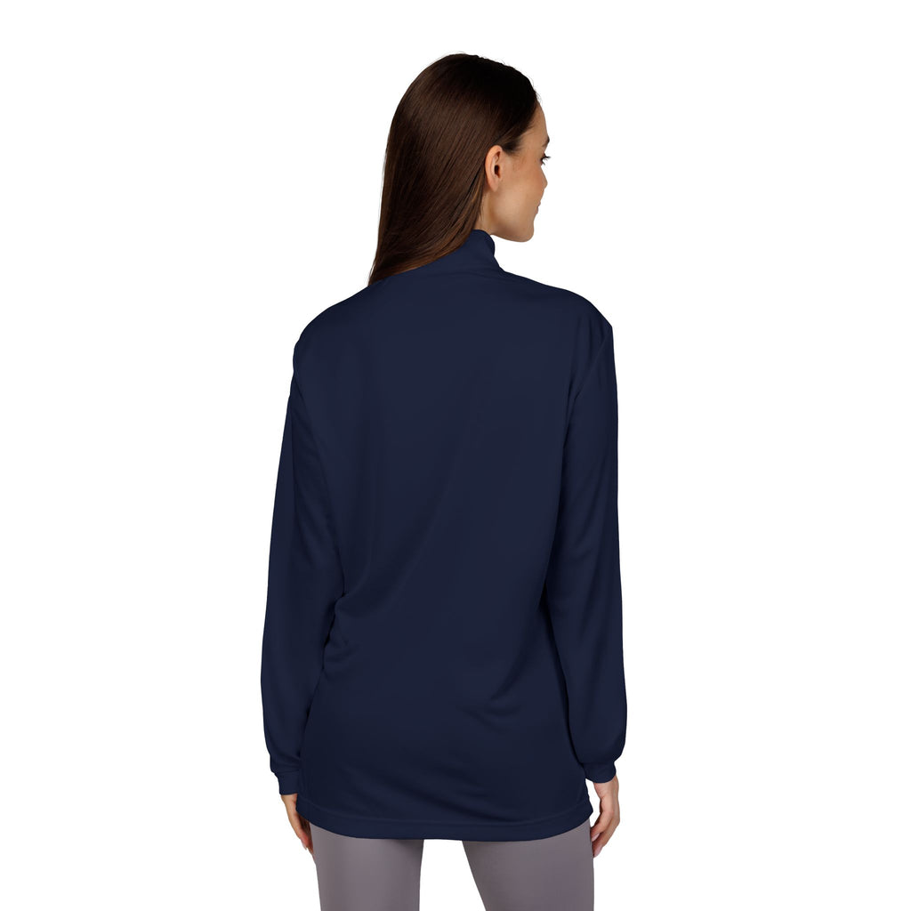 Bonita Vibes: BV Collection Adidas® Quarter-Zip Pullover, Embroidered Activewear, Fitness Apparel, Casual Stylish Layer, Sports Gear, Exercise Apparel