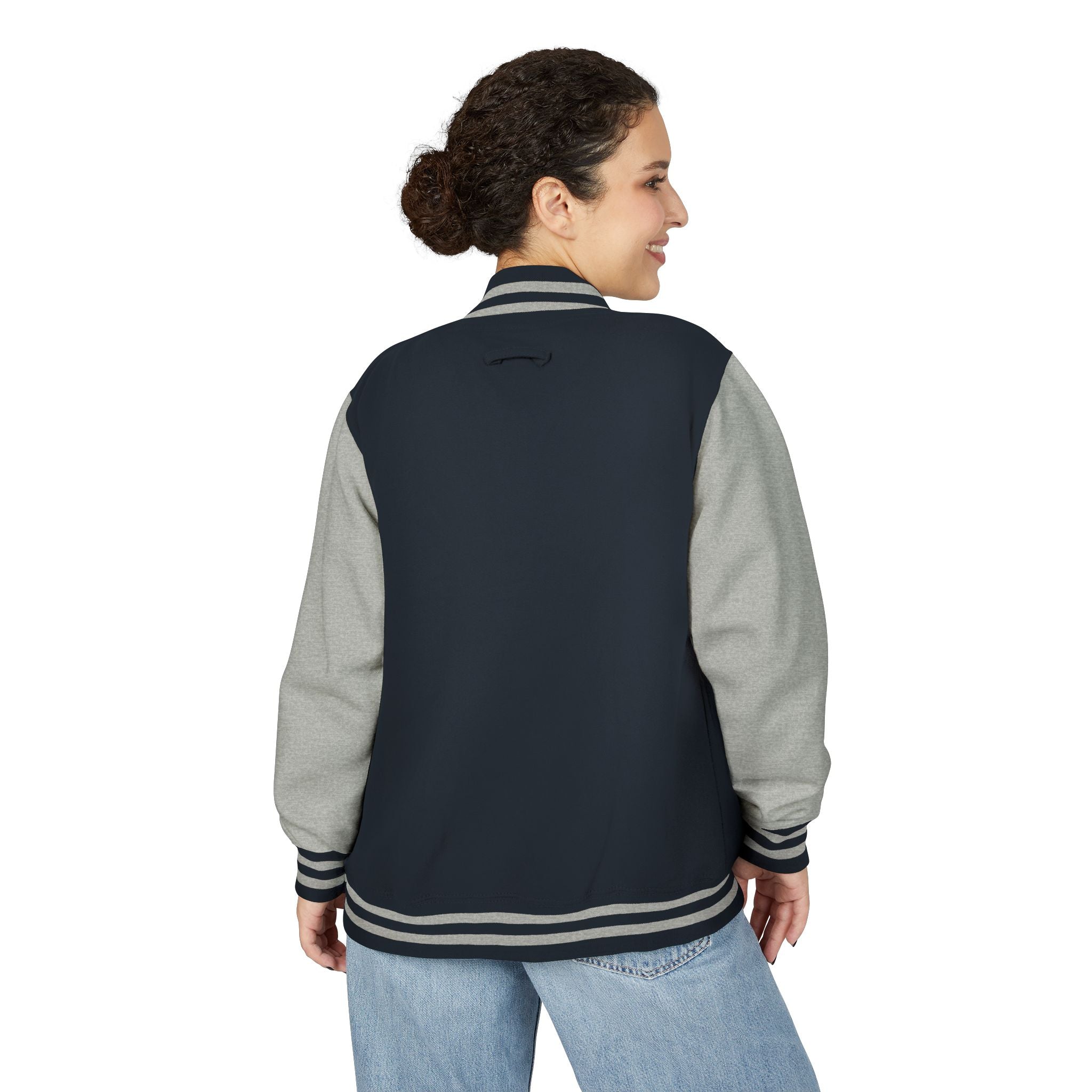 Bonita Vibes: BV Collection Letterman Jacket, Cozy Sports Jacket, College Style Jacket, Casual Wear, Trendy Outfit