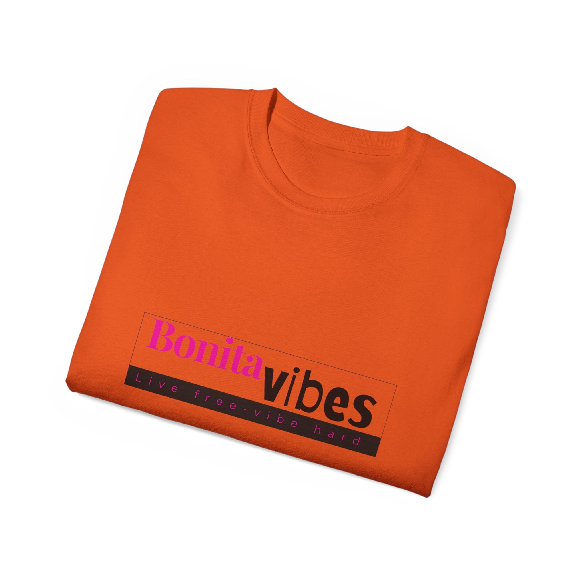 Bonita Vibes: VIBES UNLEASHED Ultra Cotton Tee, Casual T-Shirt, Gift for Her, Trendy Apparel, Summer Fashion, Fun Graphic Tee