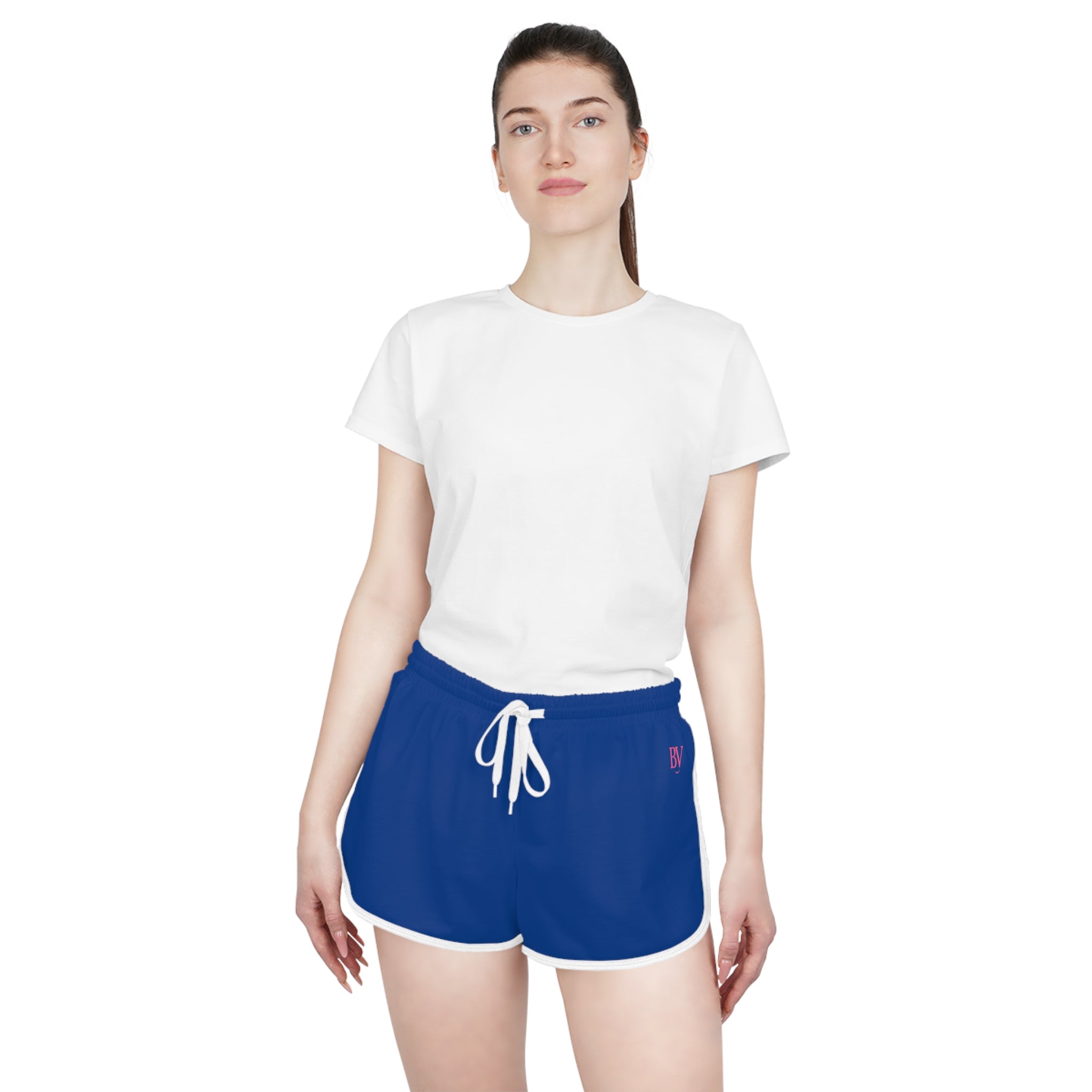 Bonita Vibes: BV Collection Women's Blue Relaxed Shorts - Perfect for Summer Outings, Lounging, Beach Days, Travel, and Active Lifestyle