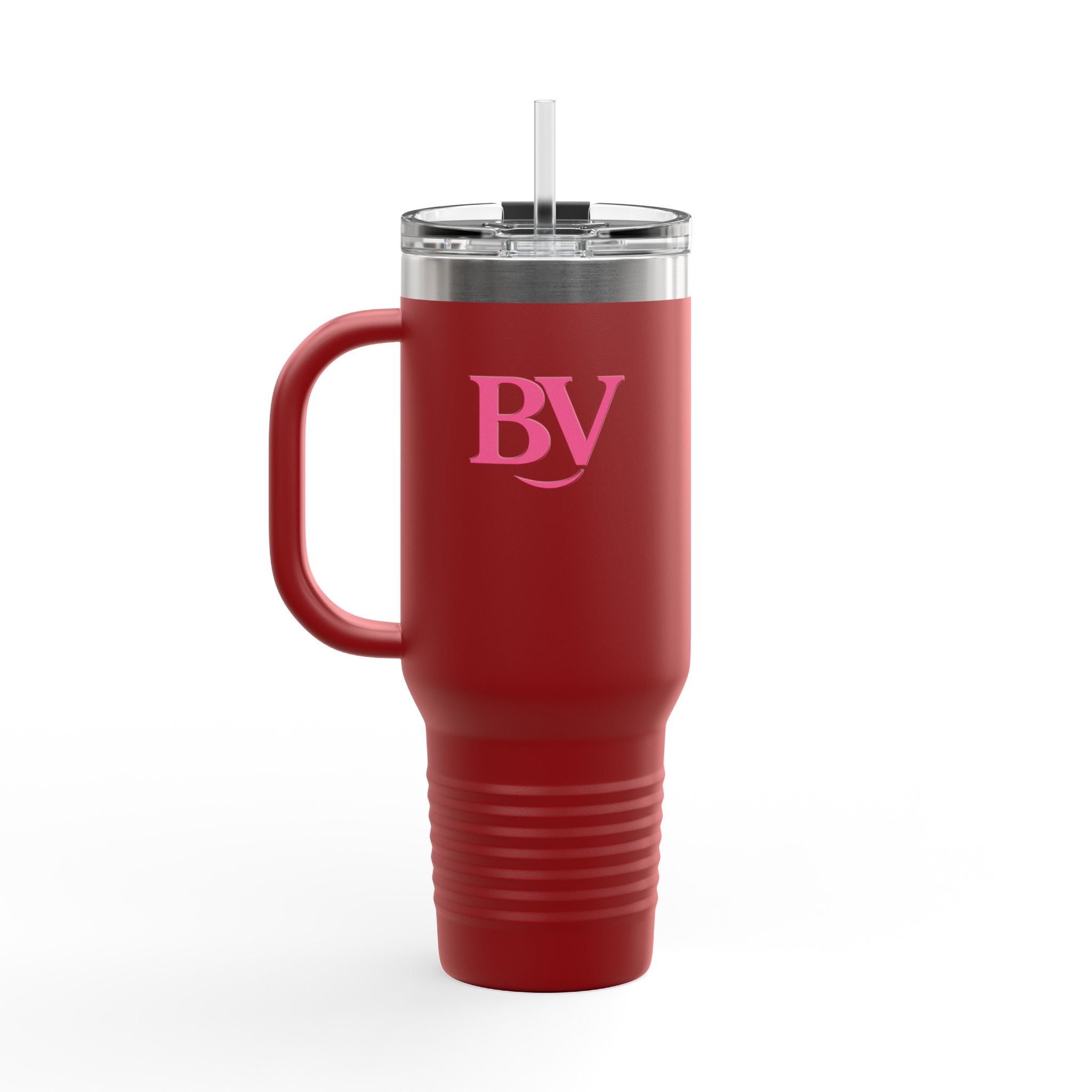 Bonita Vibes: BV Collection Stylish Travel Mug, 40oz - Perfect for Coffee Lovers, Gift for Her, Summer Picnics, On-the-Go Hydration, Personalized Travel Cup