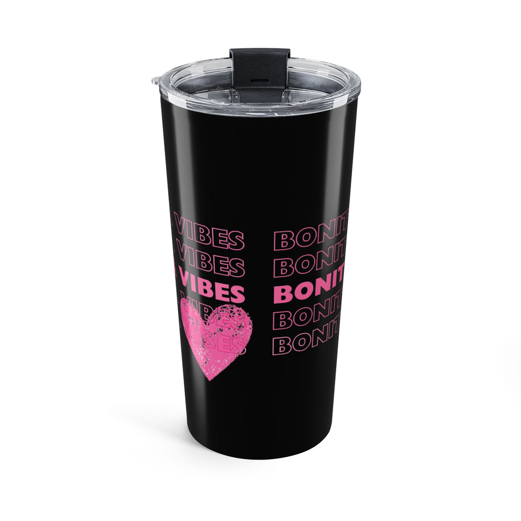 Bonita Vibes: SweetHearted Vibes Black Tumbler 20oz