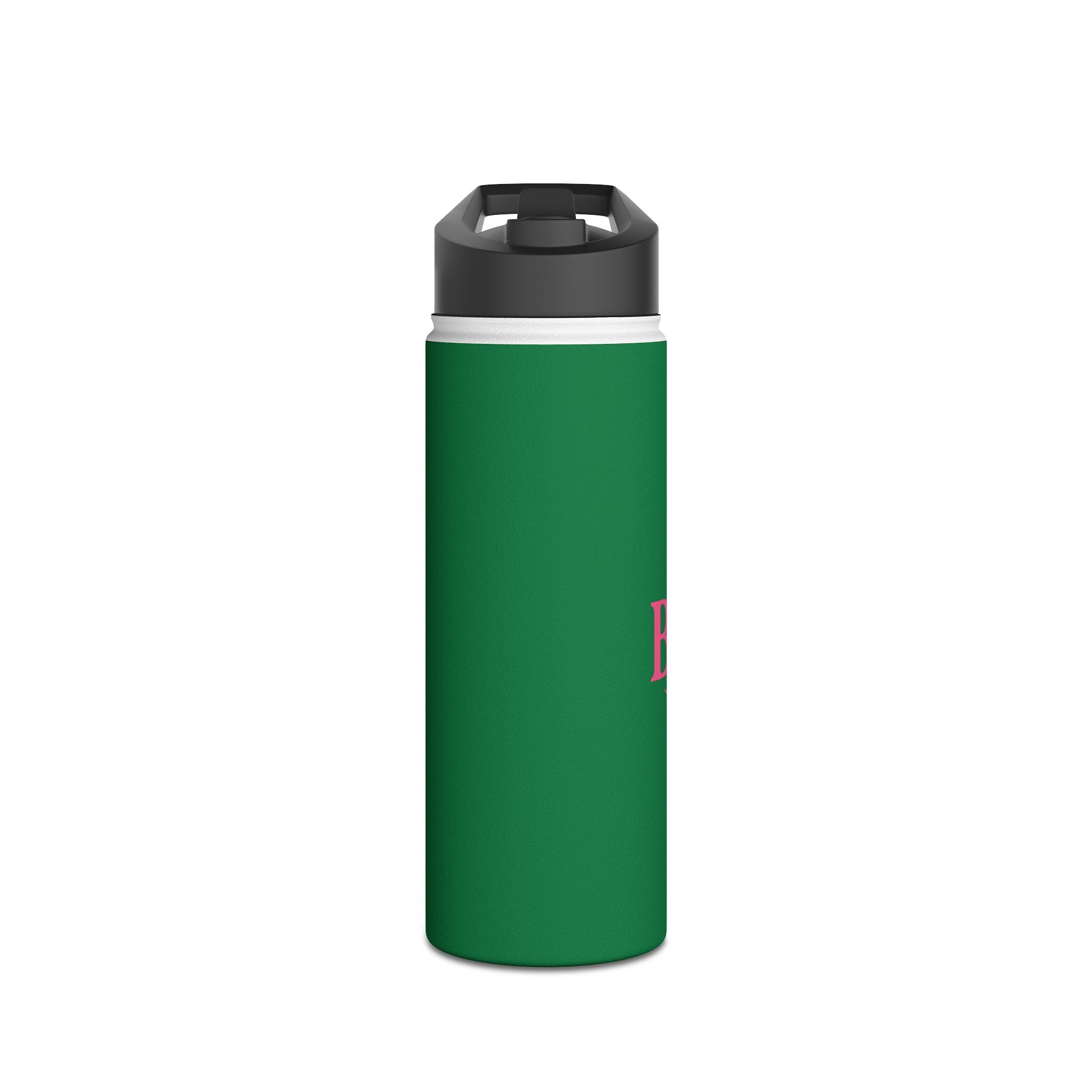 Bonita Vibes: BV Collection Stainless Steel Dark Green Water Bottle, Drinkware for Everyday Adventures, Fitness, Gifts, Eco-Friendly Product