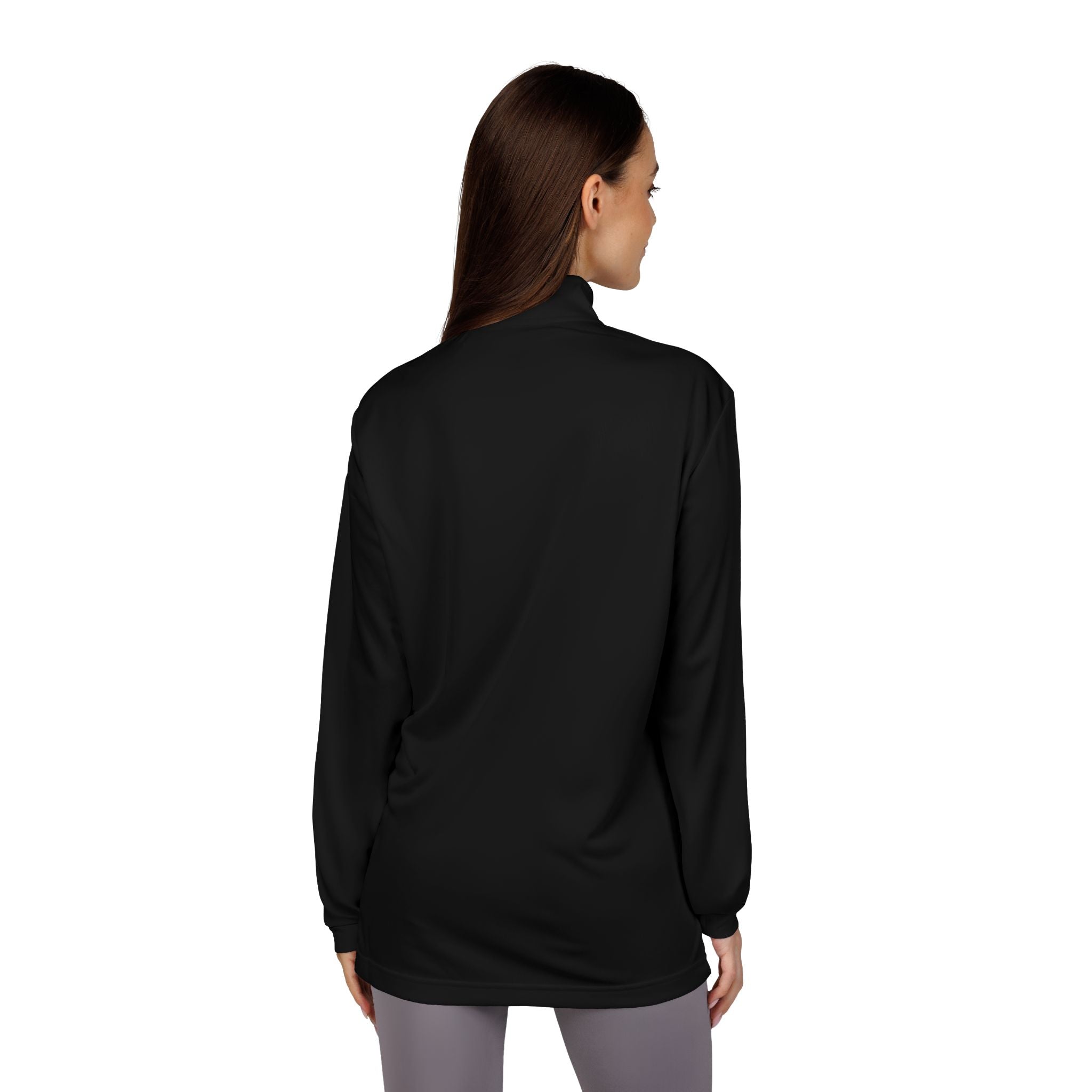 Bonita Vibes: BV Collection Adidas® Quarter-Zip Pullover, Embroidered Activewear, Fitness Apparel, Casual Stylish Layer, Sports Gear, Exercise Apparel