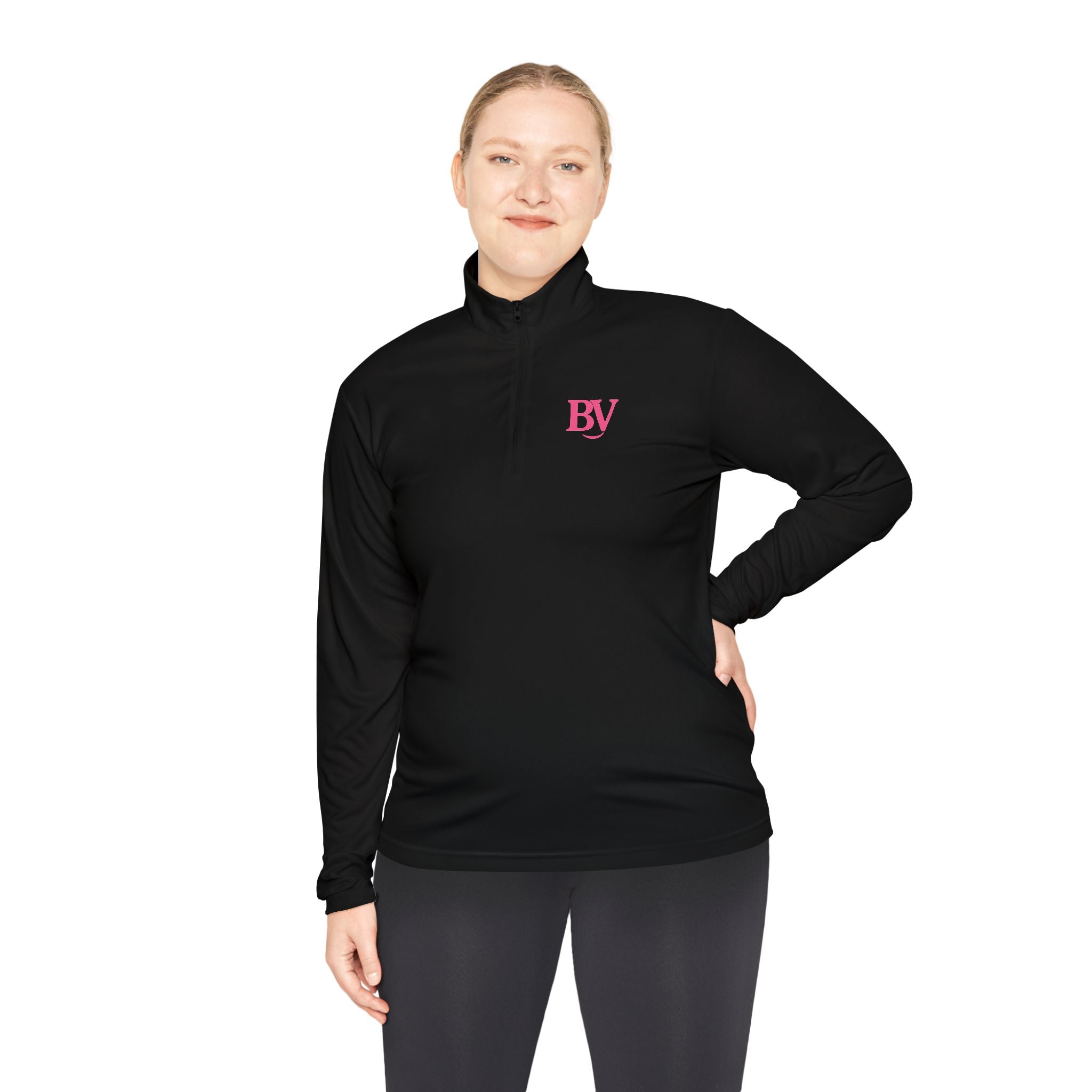 Bonita Vibes: BV Collection Cozy and Stylish Quarter-Zip Pullover | Ideal for Casual Outings, Gifts, Sports Events, and Everyday Wear