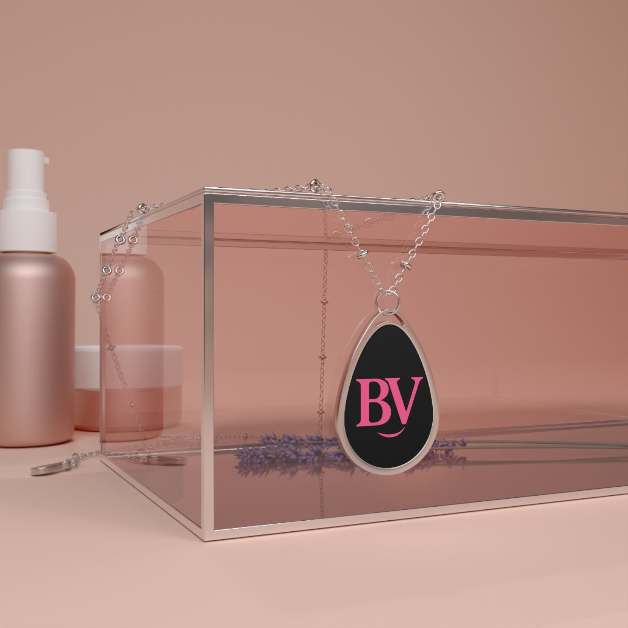 Bonita Vibes: BV Collection Elegant Oval Necklace - Jewelry Gift for Her, Personalized Pendant for Birthdays, Anniversaries, Special Occasions, [...]