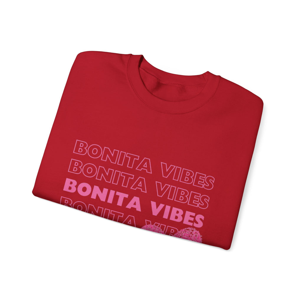 Bonita Vibes: SweetHearted Vibes Lightweight Crewneck Sweatshirt