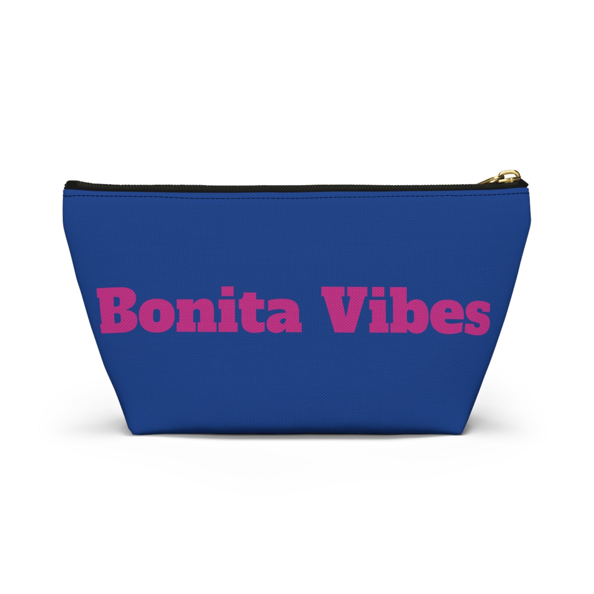 Bonita Vibes Blue Accessory Pouch | Stylish Makeup Bag, Travel Pouch, Trendy Organizer, Fun Gift, Summer Essentials - My Bonita Vibes