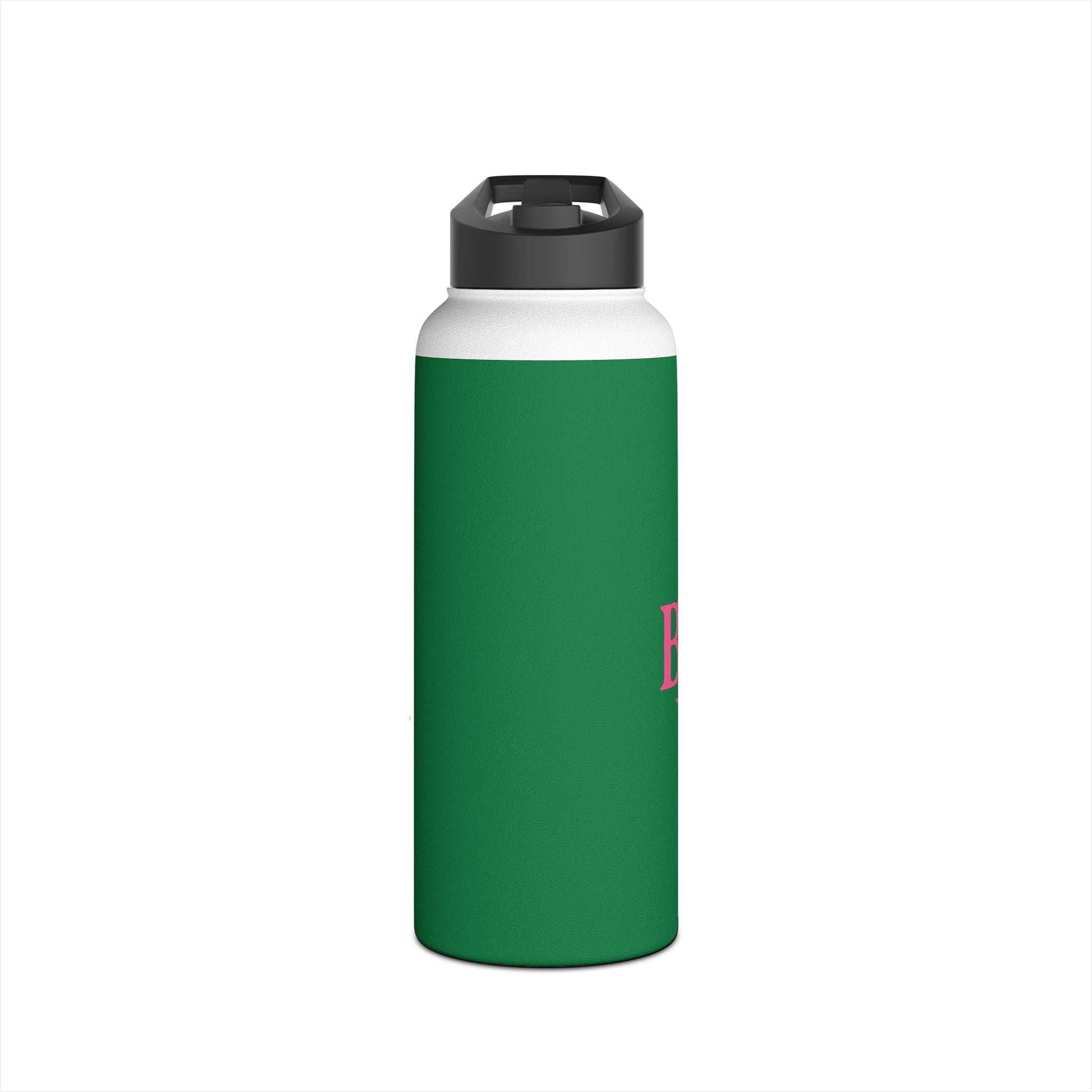 Bonita Vibes: BV Collection Stainless Steel Dark Green Water Bottle, Drinkware for Everyday Adventures, Fitness, Gifts, Eco - Friendly Product - My Bonita Vibes