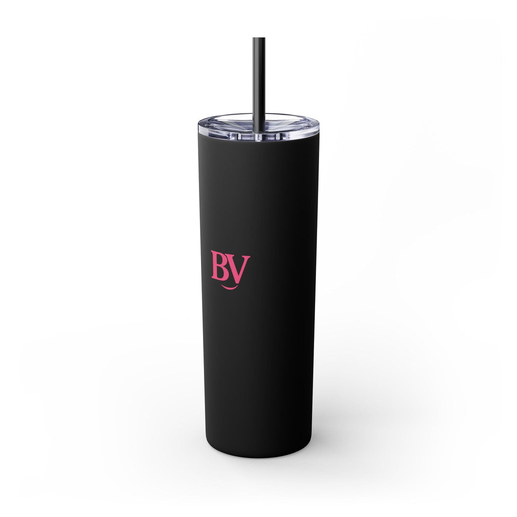 Bonita Vibes: BV Collection Stylish Skinny Tumbler, Perfect for Daily Hydration, Gifts, Home Office, Travel Mug, Summer Fun, Eco - Friendly Skinny Tumbler - My Bonita Vibes