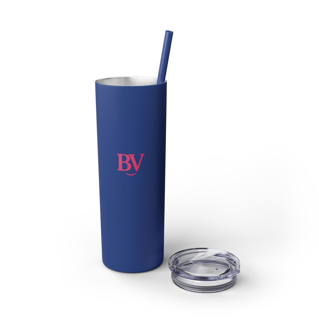 Bonita Vibes: BV Collection Stylish Skinny Tumbler, Perfect for Daily Hydration, Gifts, Home Office, Travel Mug, Summer Fun, Eco - Friendly Skinny Tumbler - My Bonita Vibes
