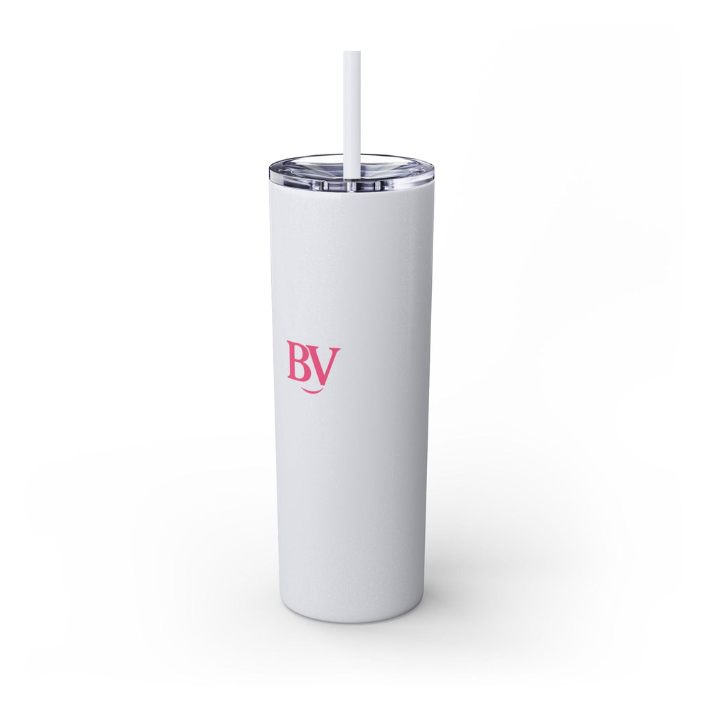 Bonita Vibes: BV Collection Stylish Skinny Tumbler, Perfect for Daily Hydration, Gifts, Home Office, Travel Mug, Summer Fun, Eco - Friendly Skinny Tumbler - My Bonita Vibes