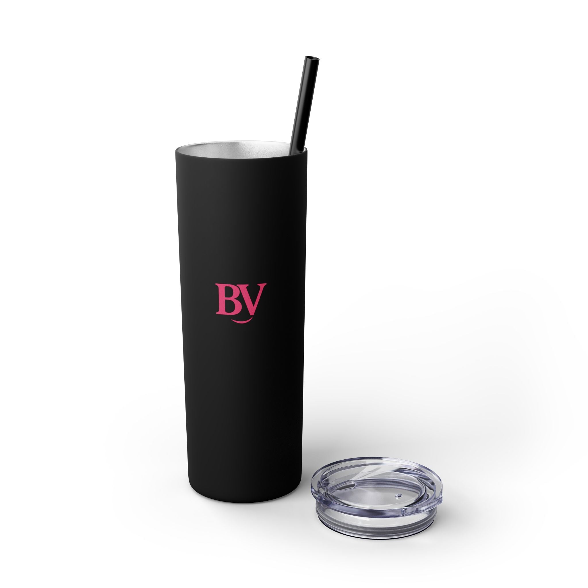 Bonita Vibes: BV Collection Stylish Skinny Tumbler, Perfect for Daily Hydration, Gifts, Home Office, Travel Mug, Summer Fun, Eco - Friendly Skinny Tumbler - My Bonita Vibes