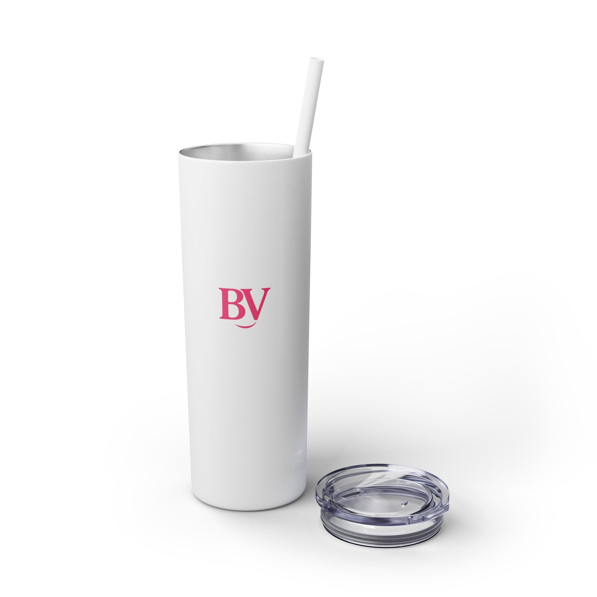 Bonita Vibes: BV Collection Stylish Skinny Tumbler, Perfect for Daily Hydration, Gifts, Home Office, Travel Mug, Summer Fun, Eco - Friendly Skinny Tumbler - My Bonita Vibes