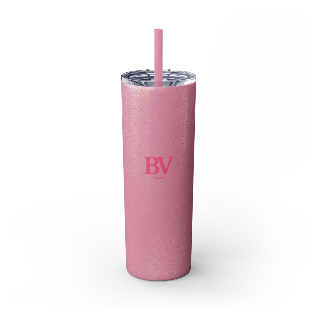 Bonita Vibes: BV Collection Stylish Skinny Tumbler, Perfect for Daily Hydration, Gifts, Home Office, Travel Mug, Summer Fun, Eco - Friendly Skinny Tumbler - My Bonita Vibes