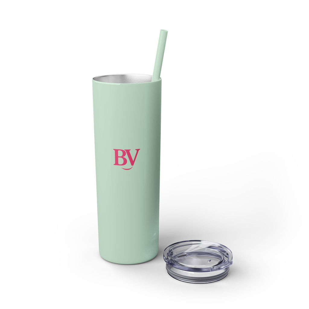 Bonita Vibes: BV Collection Stylish Skinny Tumbler, Perfect for Daily Hydration, Gifts, Home Office, Travel Mug, Summer Fun, Eco - Friendly Skinny Tumbler - My Bonita Vibes