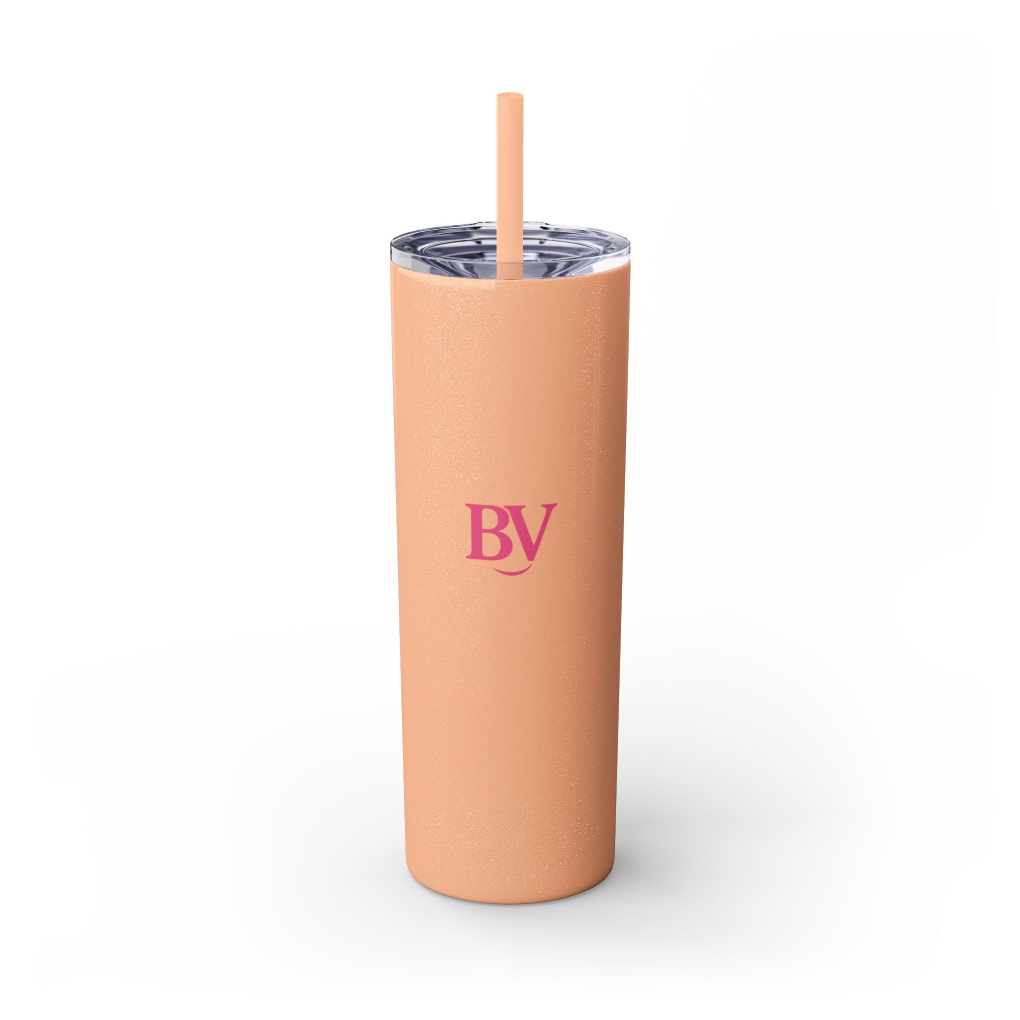 Bonita Vibes: BV Collection Stylish Skinny Tumbler, Perfect for Daily Hydration, Gifts, Home Office, Travel Mug, Summer Fun, Eco - Friendly Skinny Tumbler - My Bonita Vibes