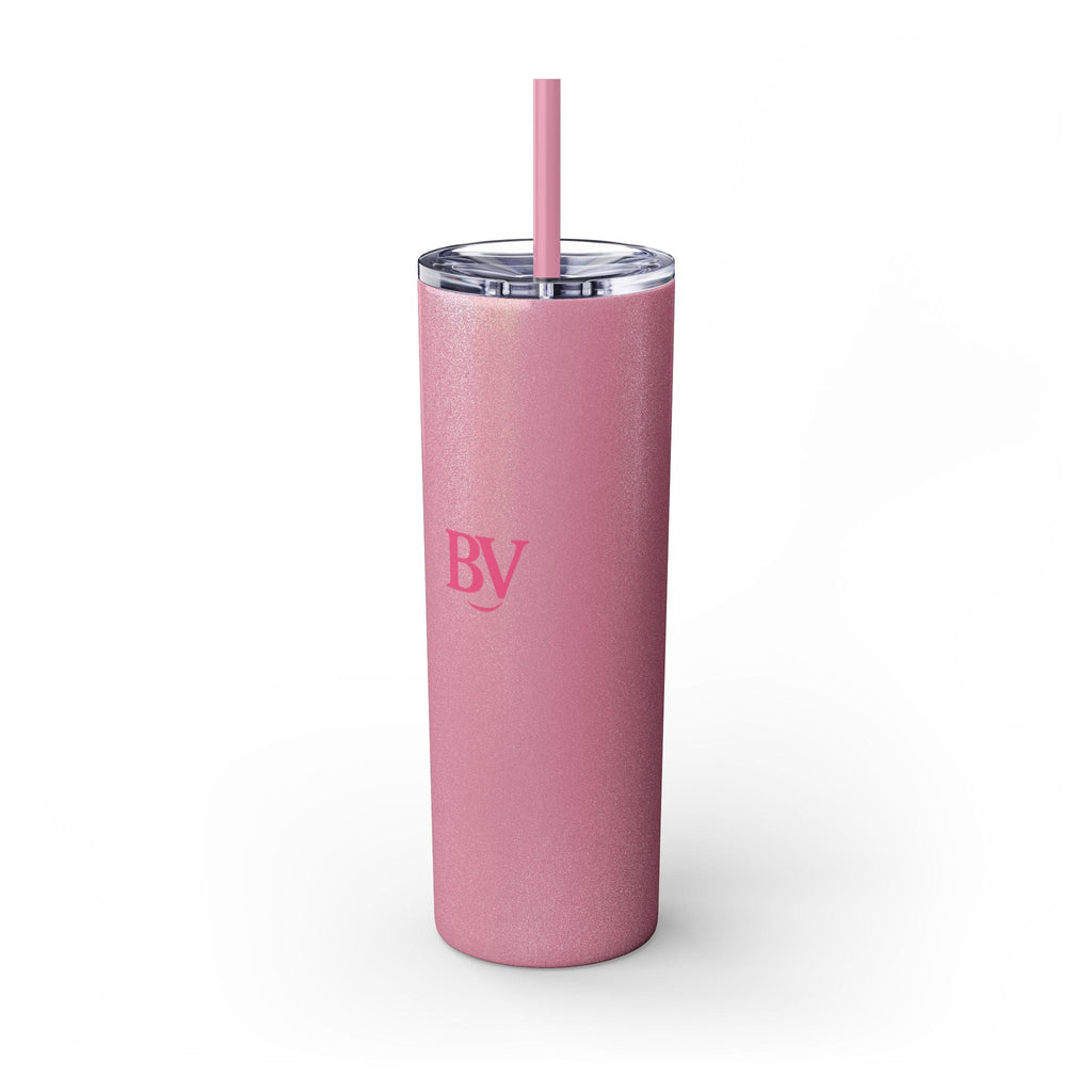 Bonita Vibes: BV Collection Stylish Skinny Tumbler, Perfect for Daily Hydration, Gifts, Home Office, Travel Mug, Summer Fun, Eco - Friendly Skinny Tumbler - My Bonita Vibes